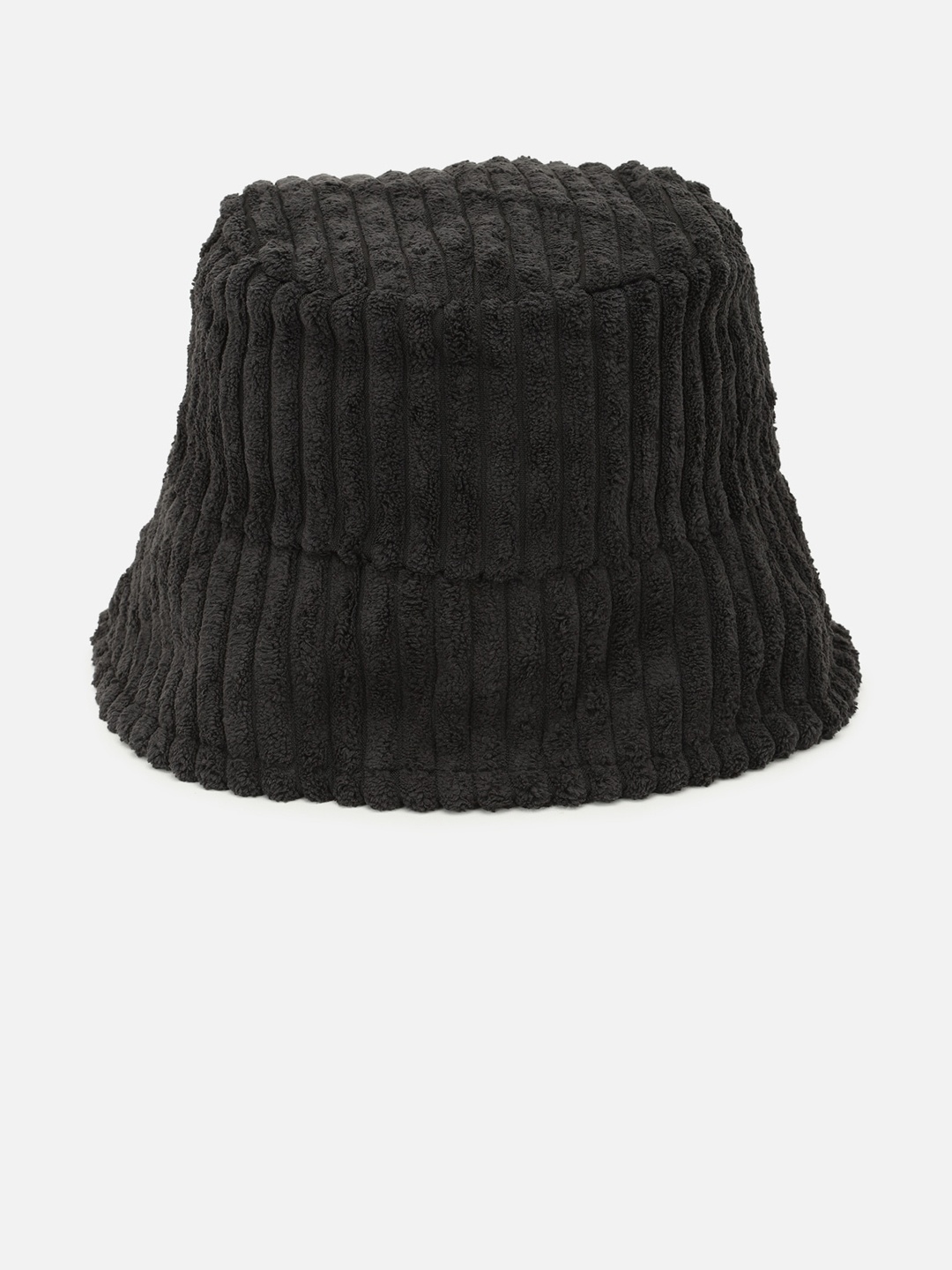 

FOREVER 21 Women Black Textured Bucket Hat