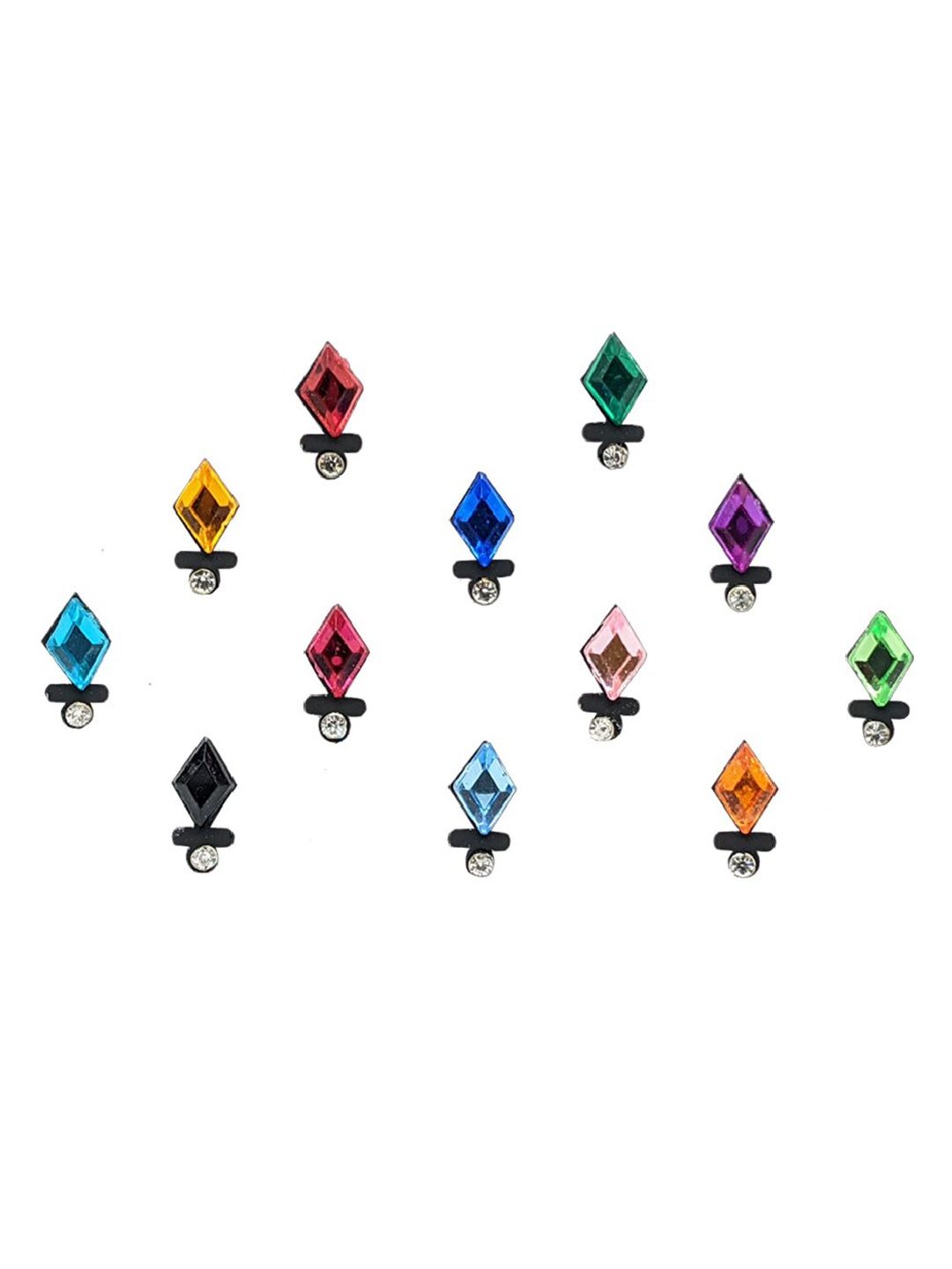 

Comet Busters Set Of 12 Bindi, Multi