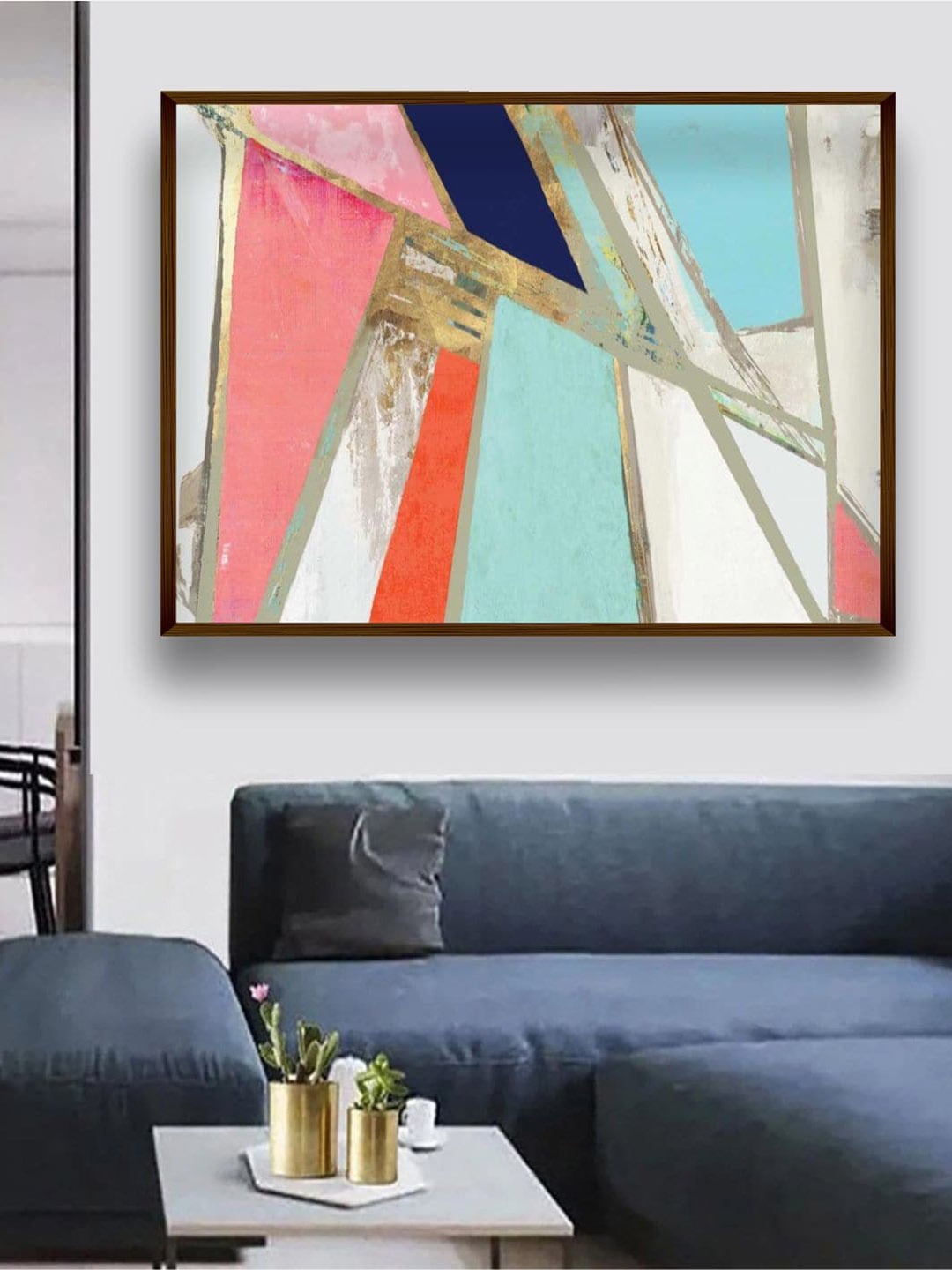 

The Art House White & Green Printed Framed Wall Art