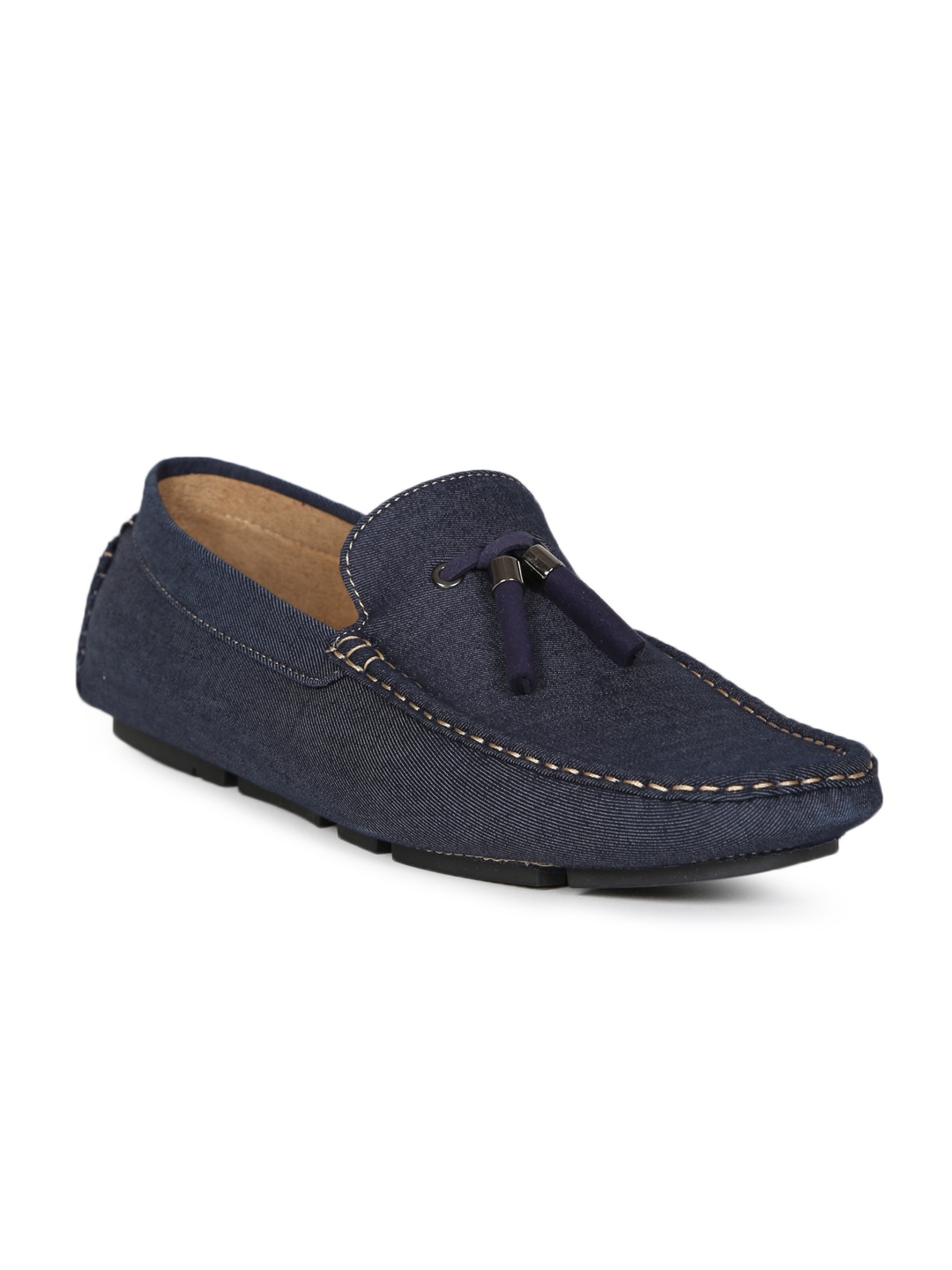 Forca by Lifestyle Men Navy Blue Tasselled Loafers