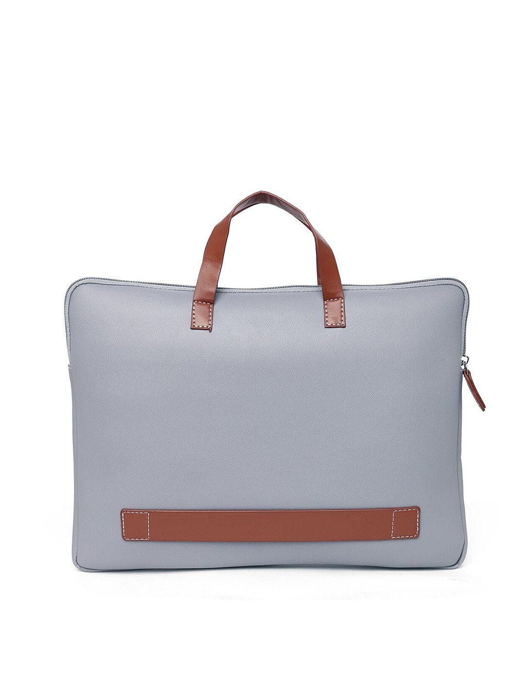 

MBOSS Unisex Grey & Brown Laptop Sleeve