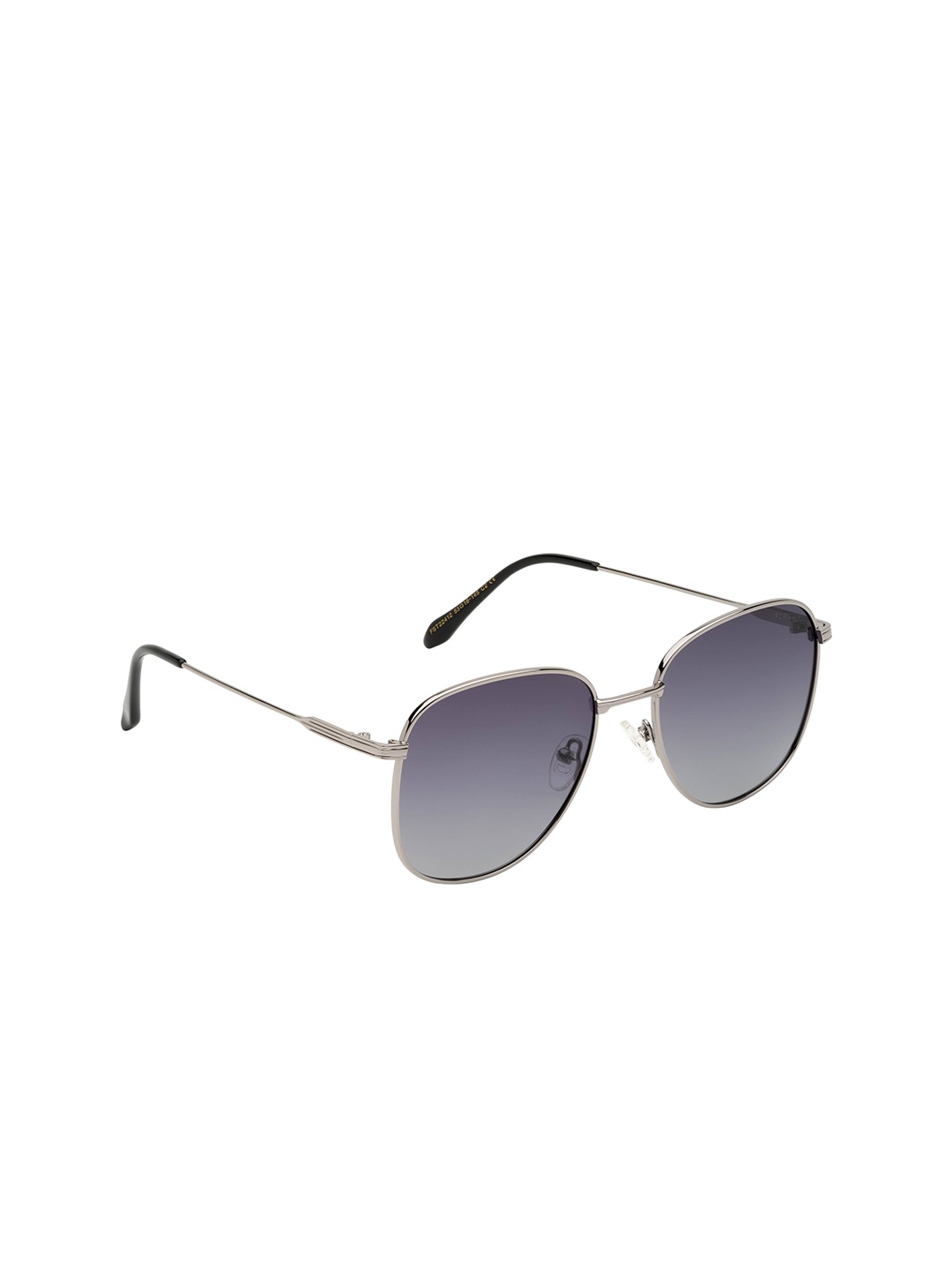 

FEMINA FLAUNT Women Grey Lens & Silver-Toned Aviator Sunglasses with Polarised Lens