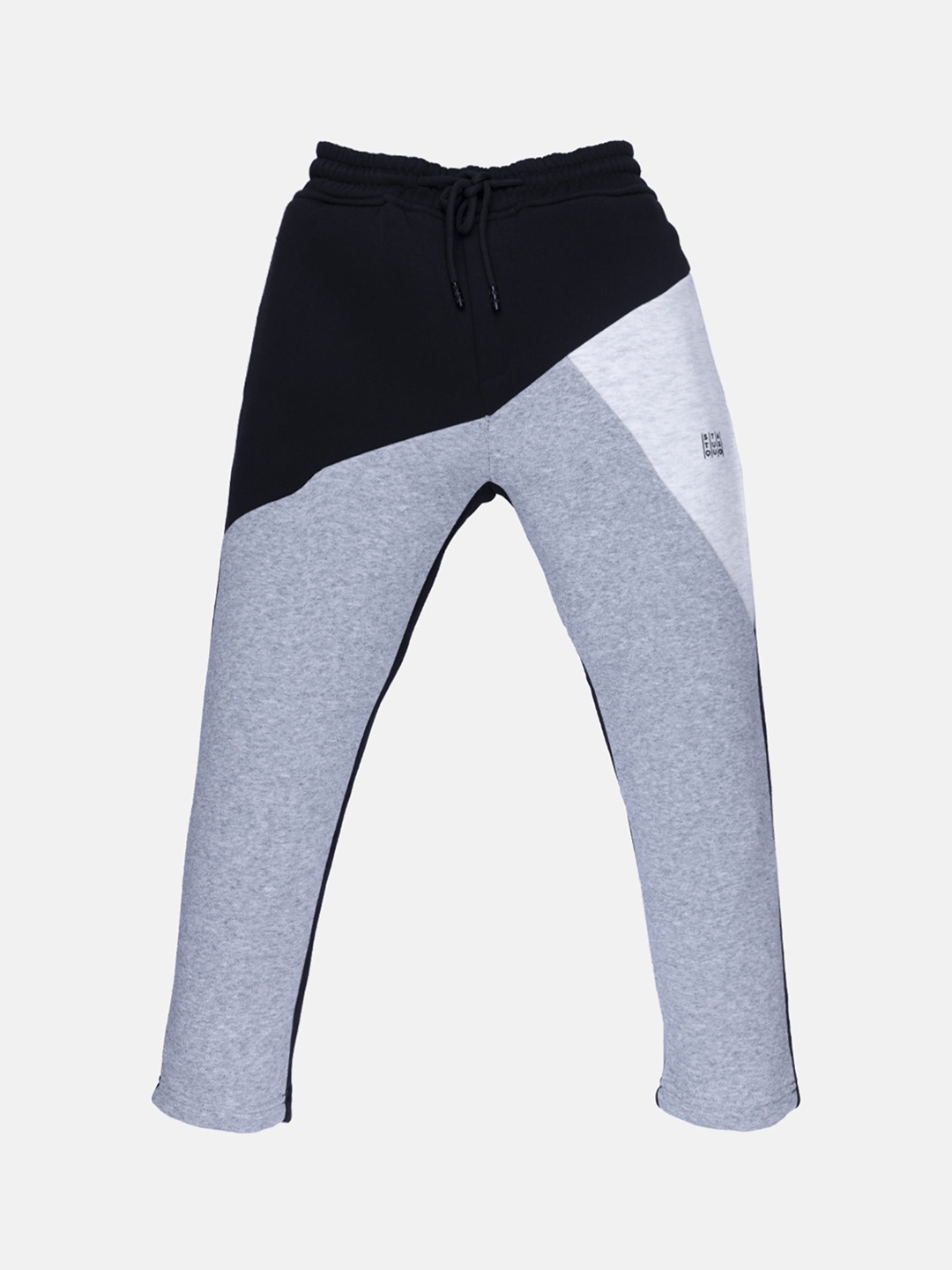 

Status Quo Boys Black, Grey & Jaspe Colourblocked Track Pants