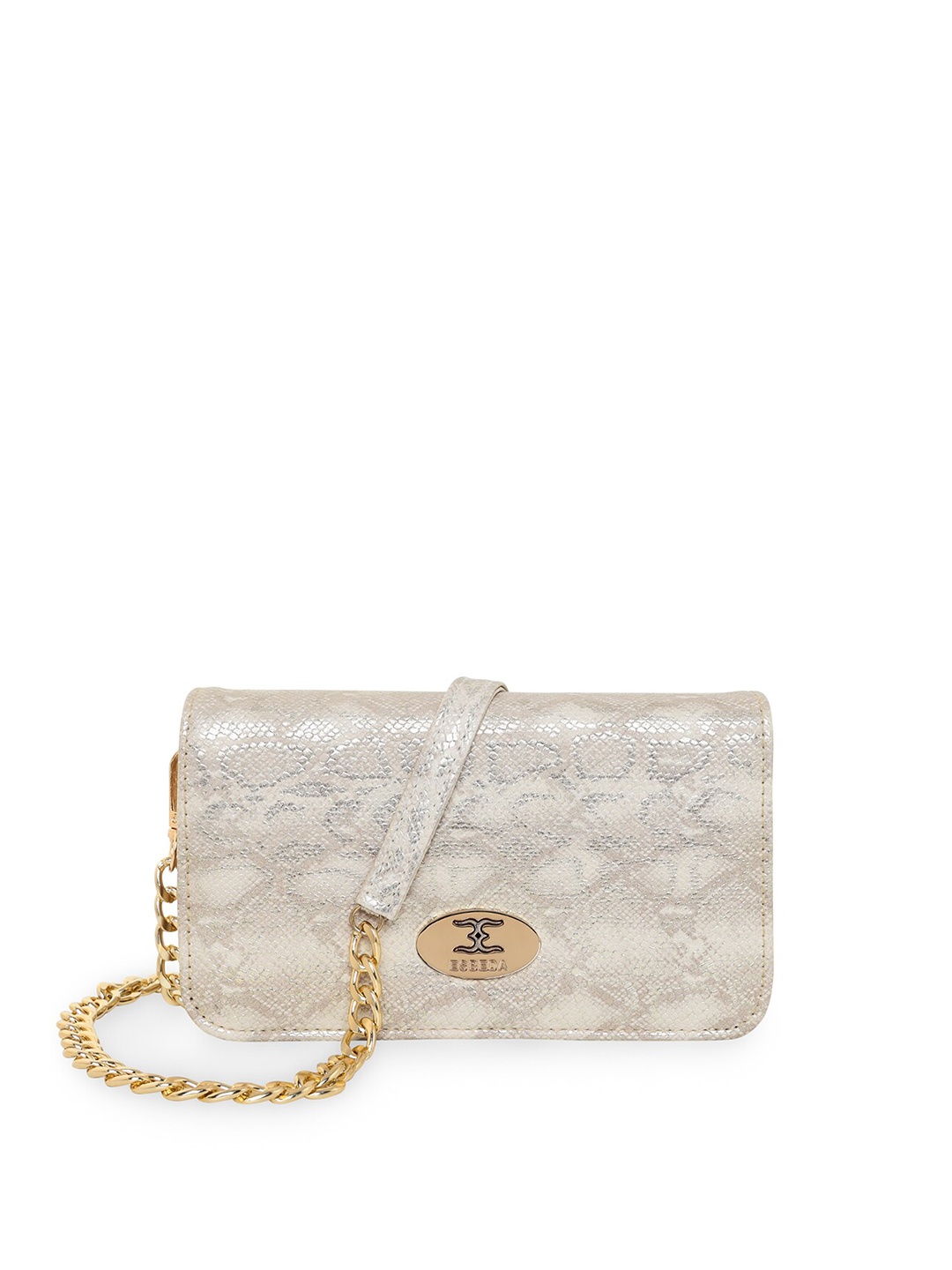 

ESBEDA Women Gold-Toned Printed Box Clutch