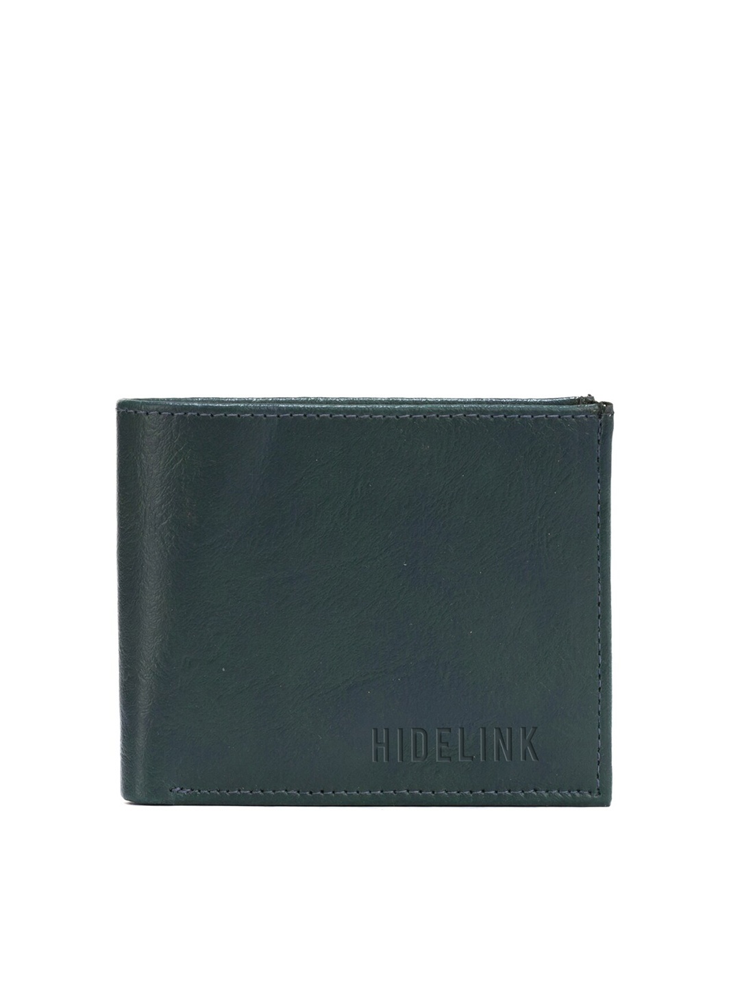 

Hidelink Men Green Two Fold Wallet