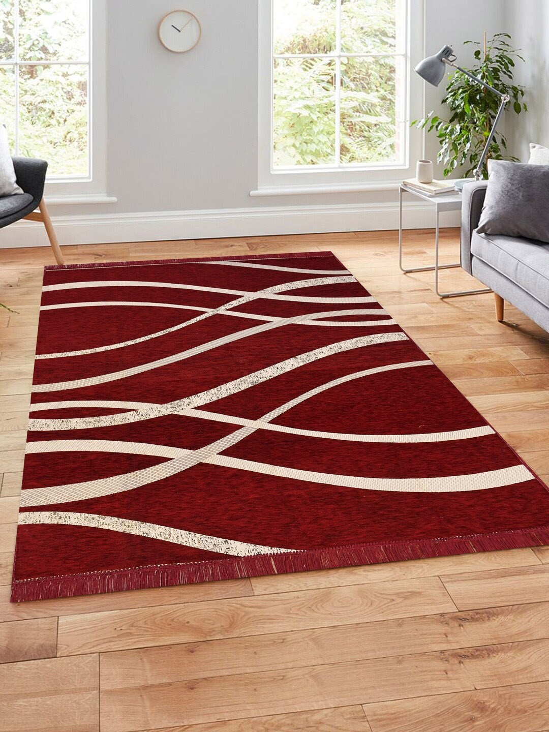 

Multitex Maroon Printed Carpets