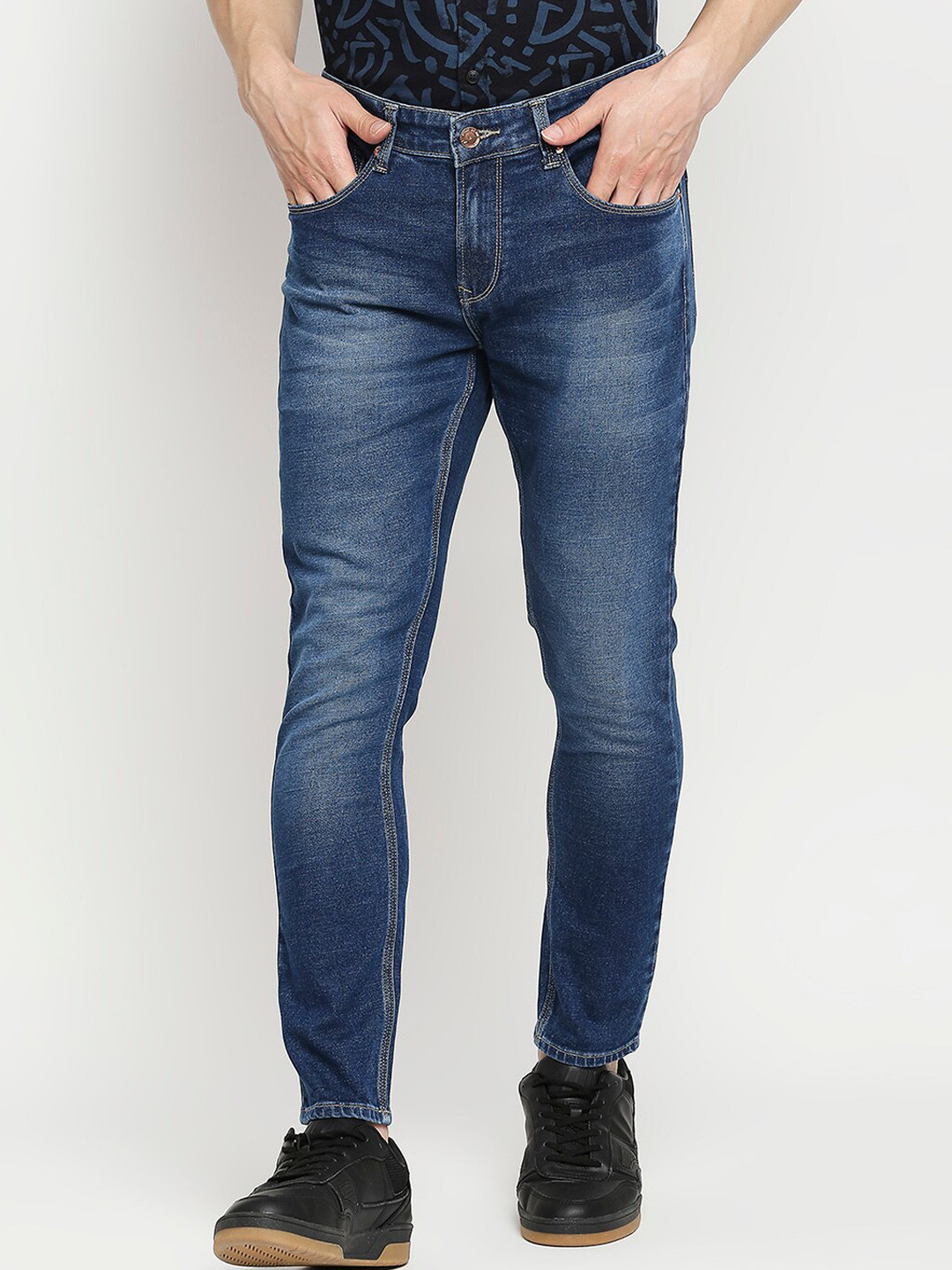

SPYKAR Men Blue Kano Slim Fit Light Fade Jeans