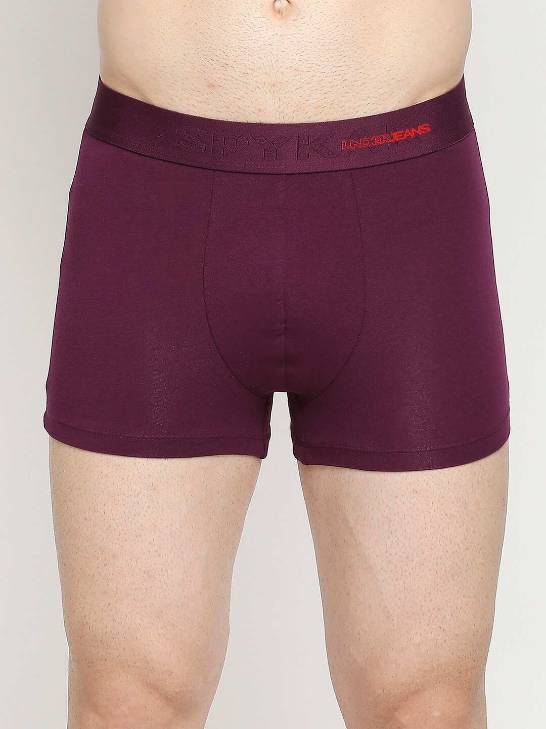 

UnderJeans by Spykar Men Purple Solid Trunk UJNPTS058PURPLE