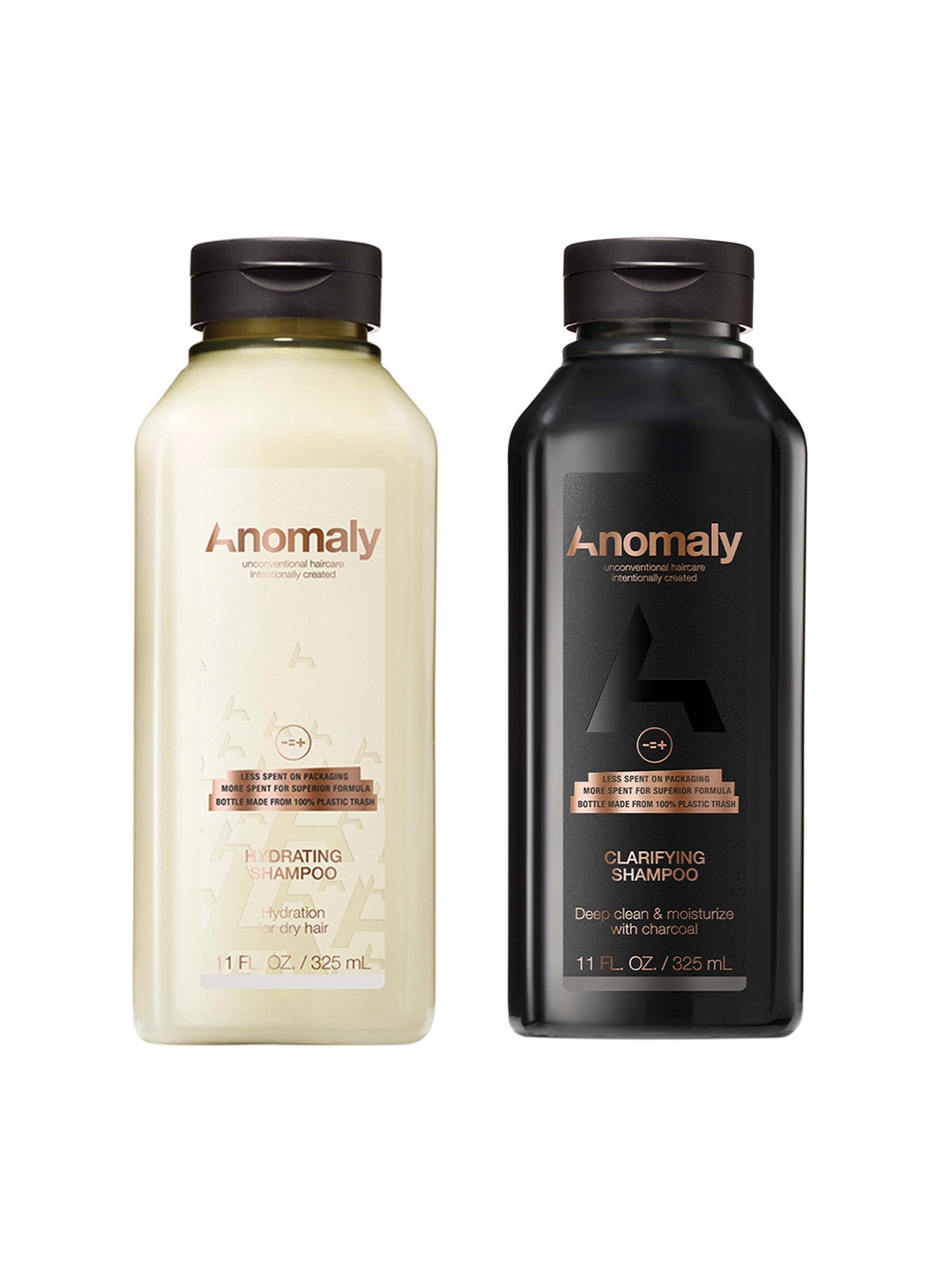 

Anomaly Set of Hydrating & Clarifying Shampoos - 325ml each, White