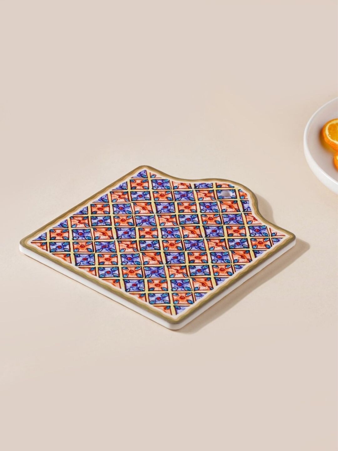 

Nestasia Red & Brown 1 Pieces Floral Printed Ceramic Matte Plates