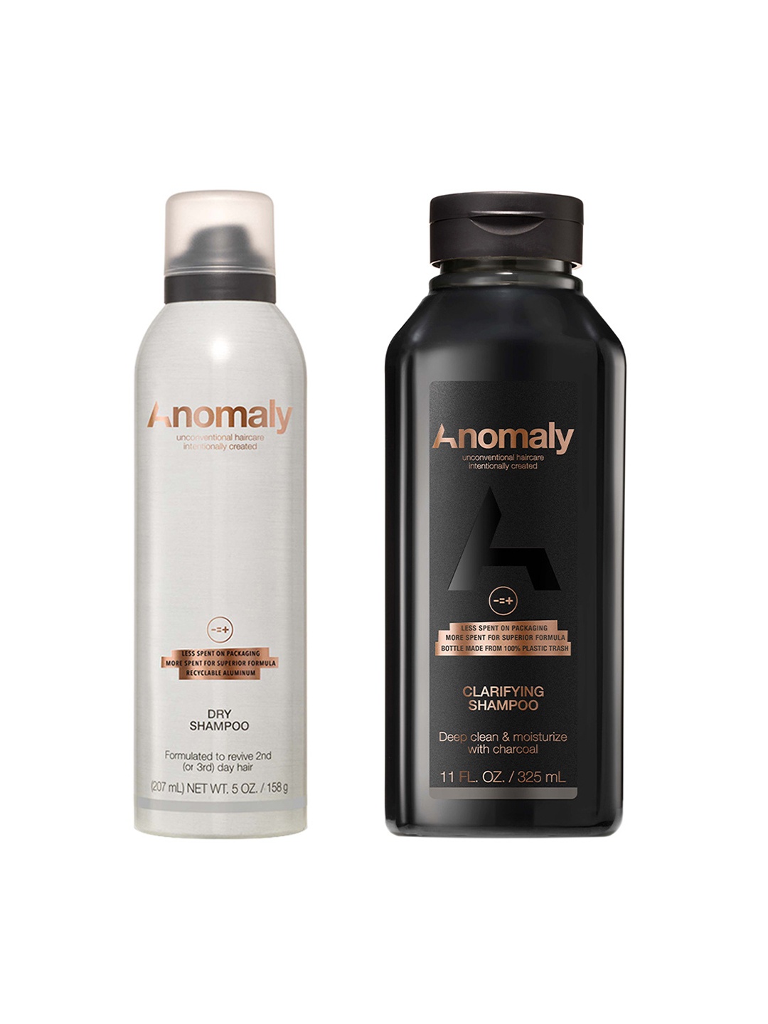 

Anomaly Cleansing & Volumising Shampoo and Dry Shampoo Kit, White