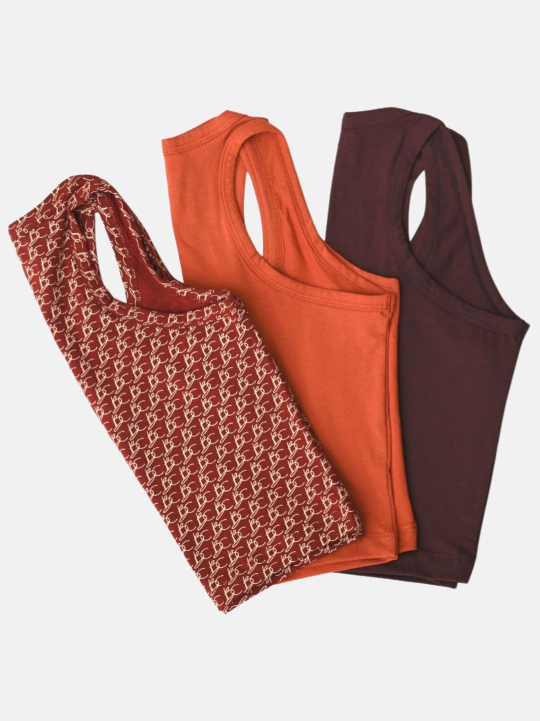 

Butt-Chique Women Pack Of 3 Solid Tank Top, Nude