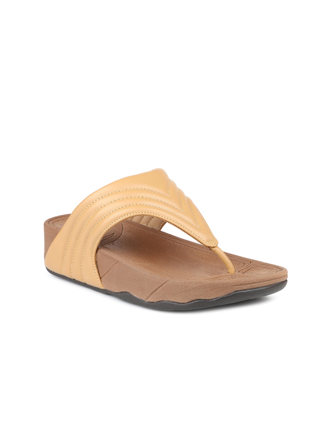 

Inc 5 Beige Solid Comfort Heels