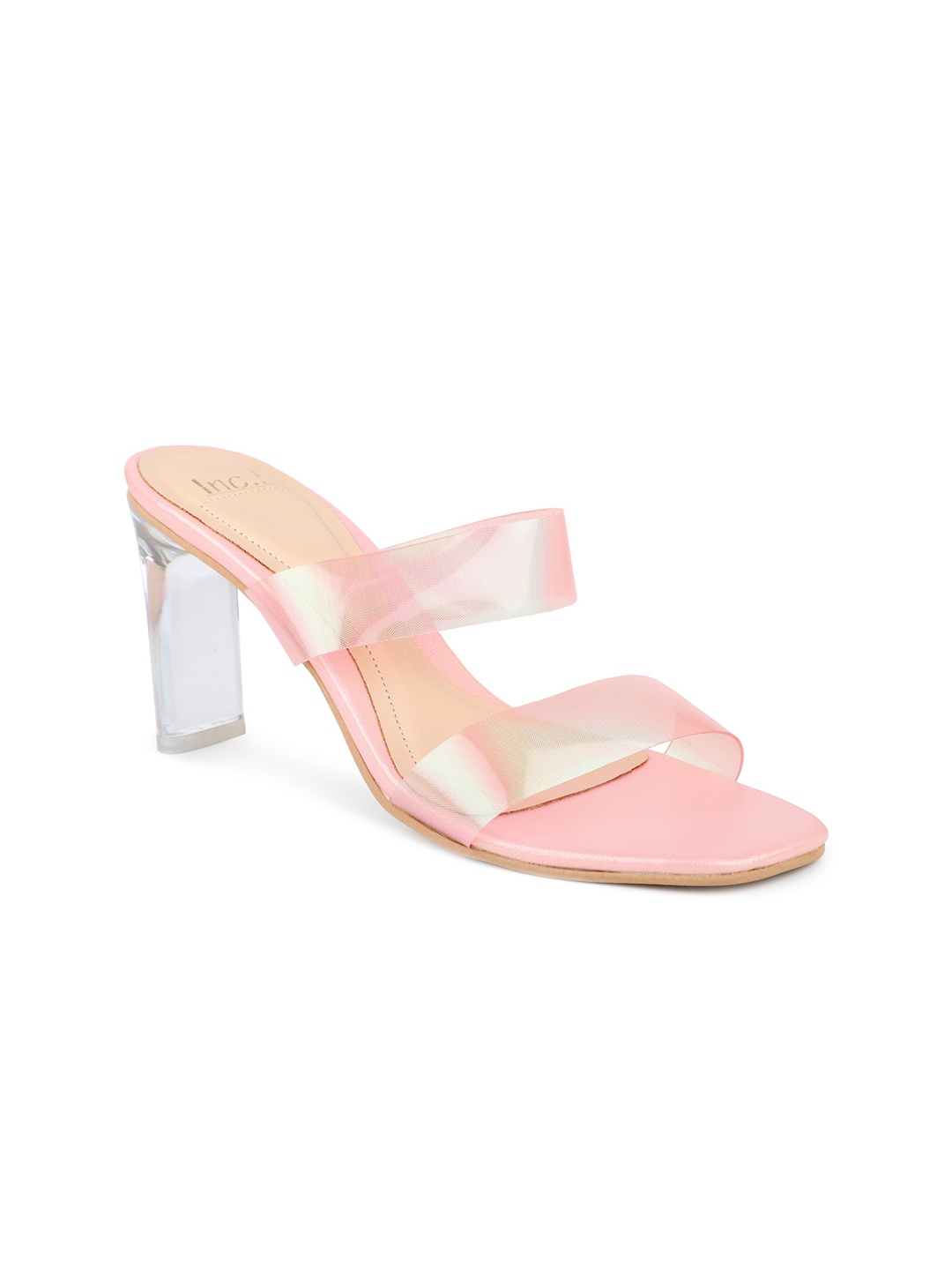 

Inc 5 Peach-Coloured Block Heels