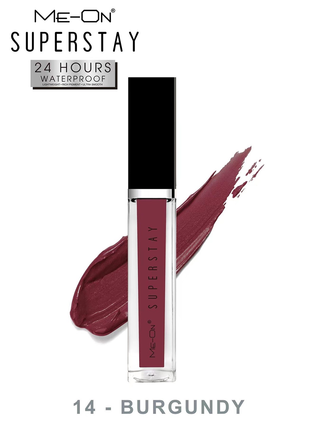 

ME-ON Waterproof 24Hrs Super Stay Lip Gloss 6 ml - Burgundy 14, Violet