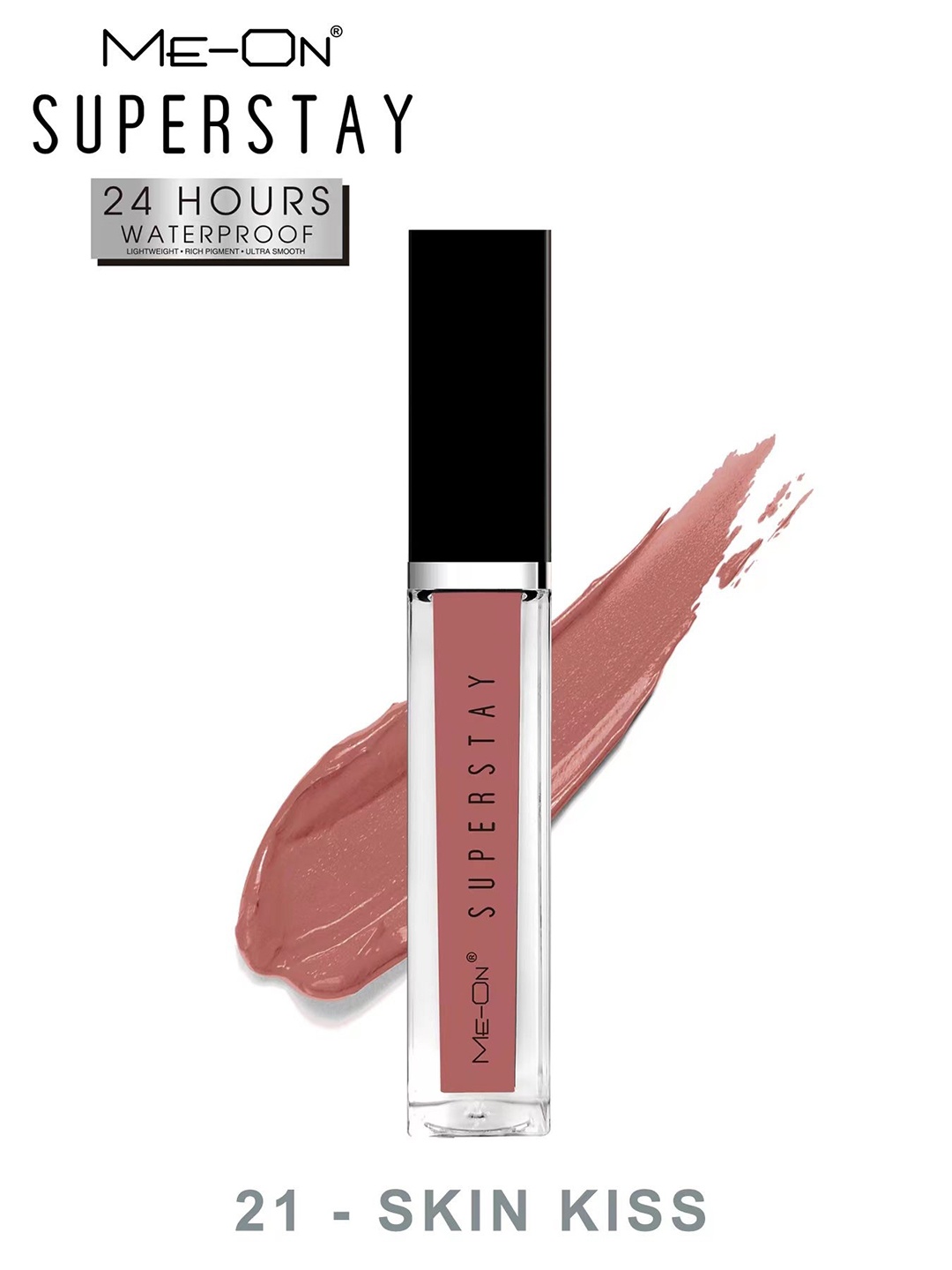 

ME-ON Waterproof 24Hrs Super Stay Lip Gloss 6 ml - Skin Kiss 21, Nude