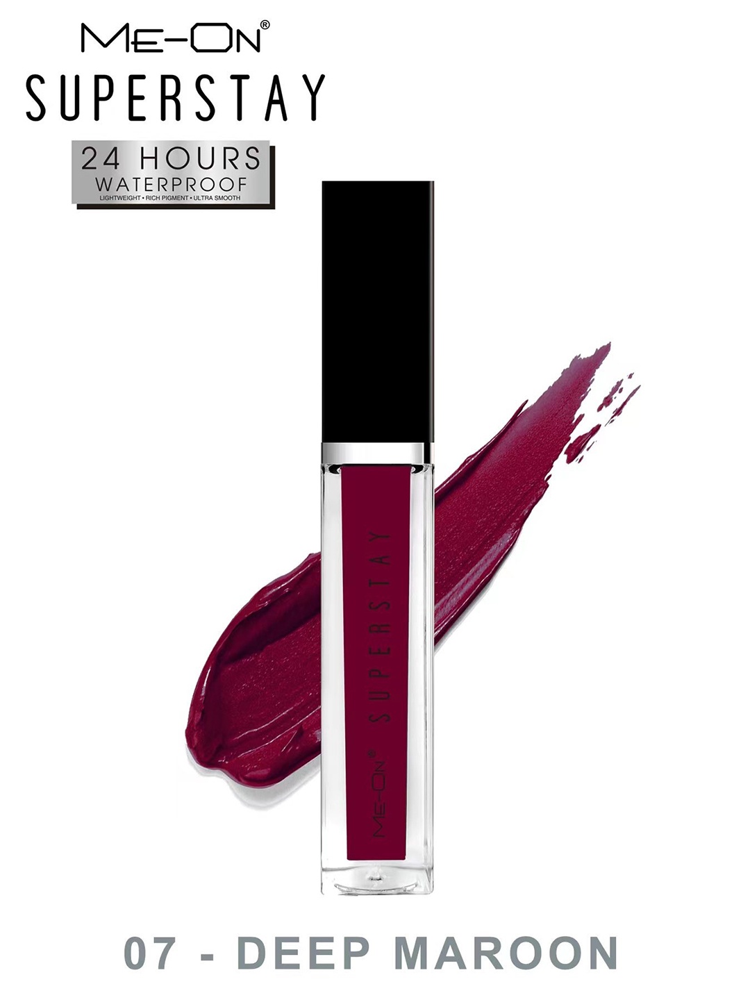 

ME-ON Waterproof 24Hrs Super Stay Lip Gloss 6 ml - Deep Maroon 07