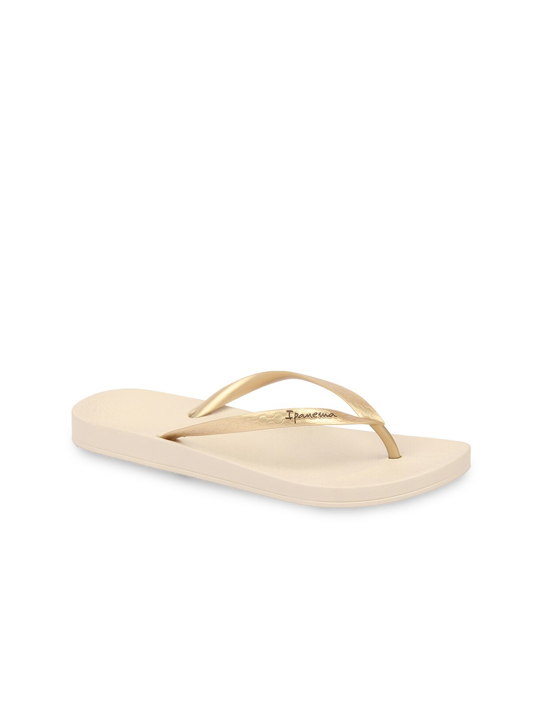 

iPanema Women Beige & Gold-Toned Room Slippers