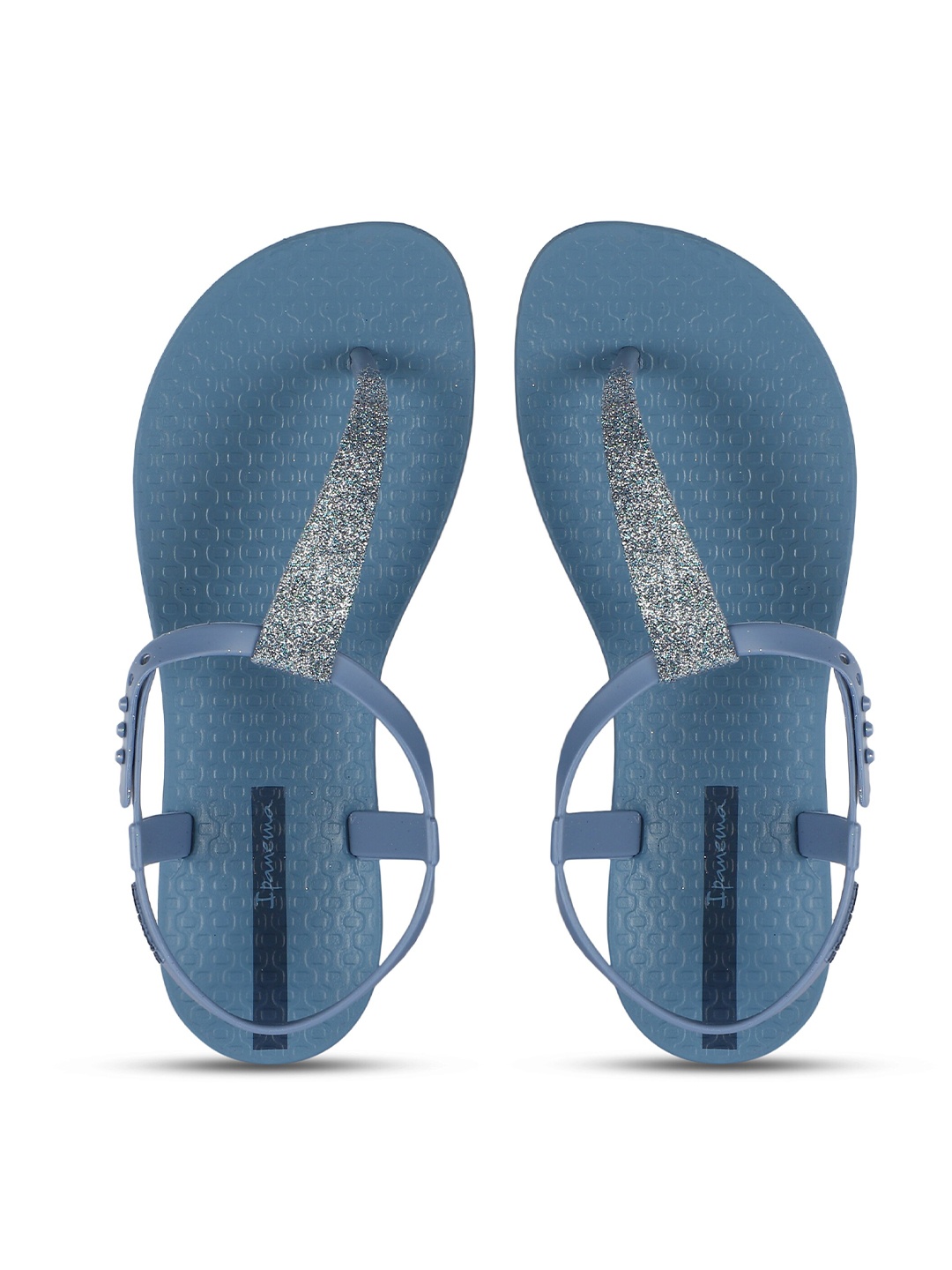 

iPanema Women Blue Embellished T-Strap Flats