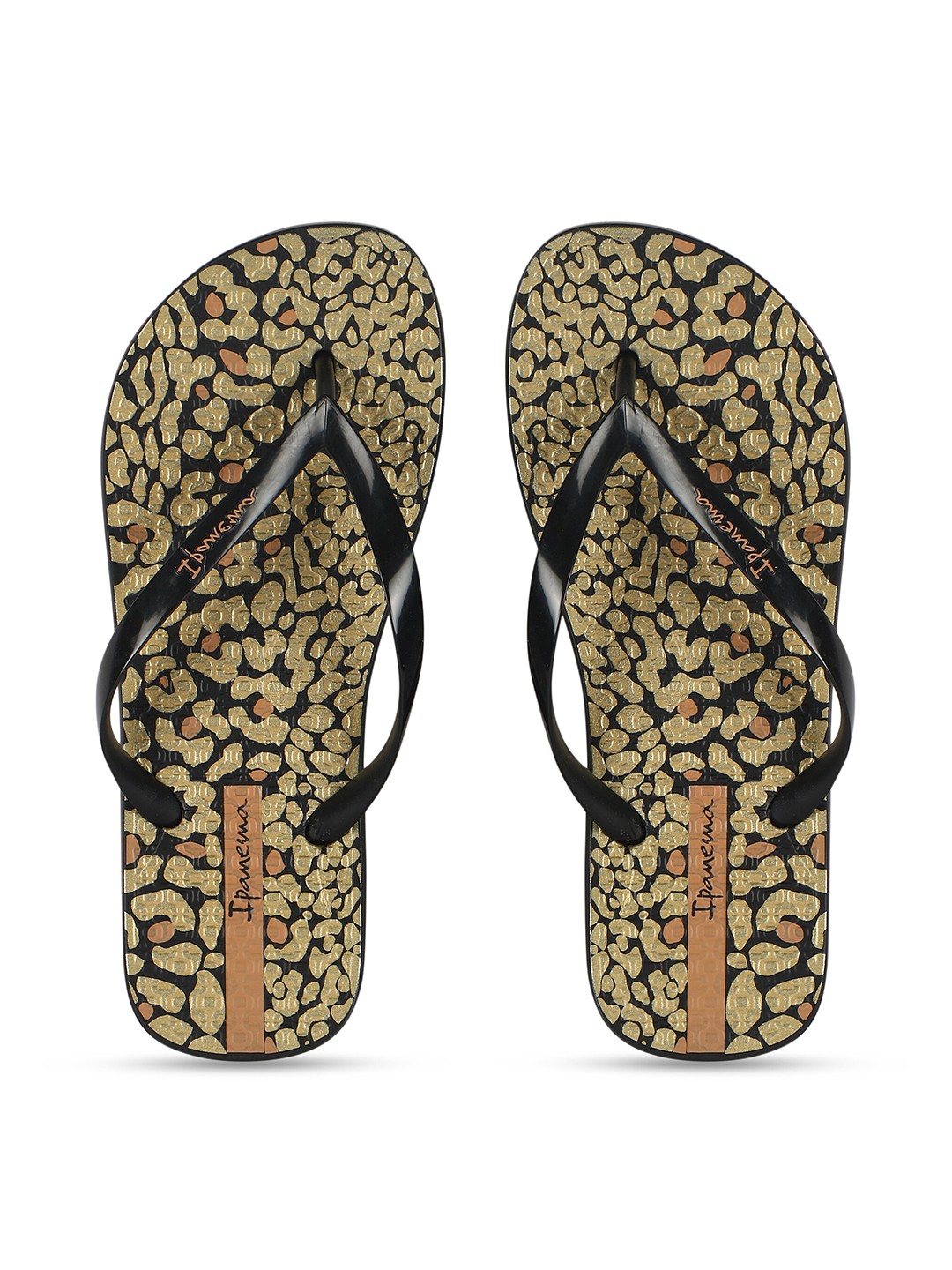 

iPanema Women Black & Beige Printed Thong Flip-Flops