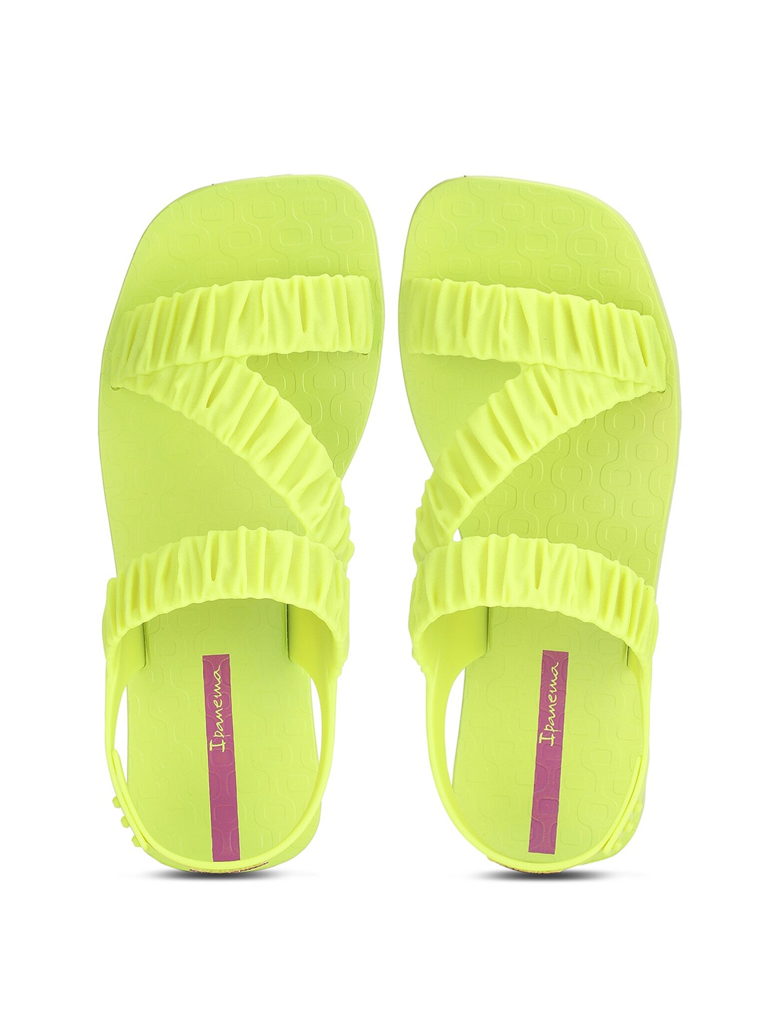 

iPanema Women Green Open Toe Flats