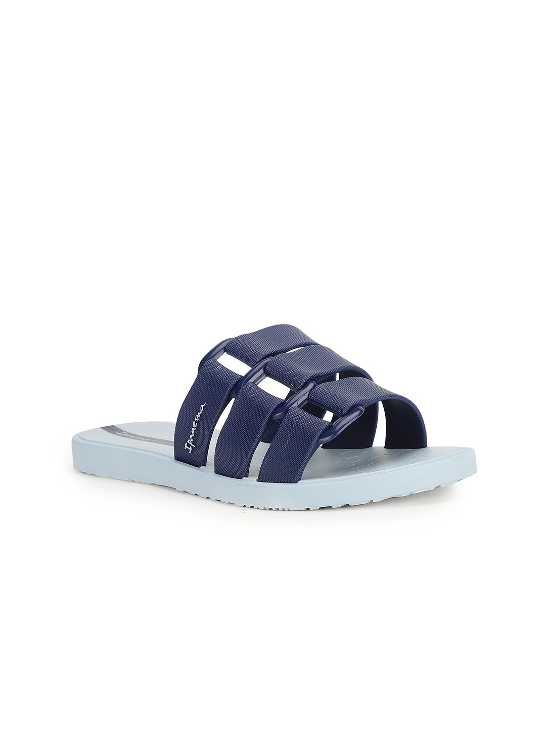 

iPanema Women Blue Textured Synthetic Open Toe Flats