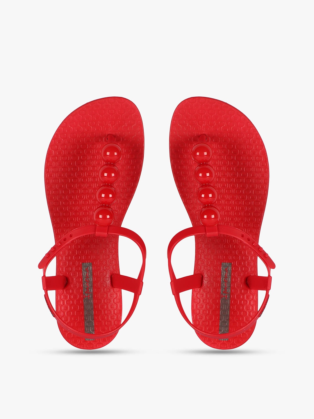 

iPanema Women Red T-Strap Flats