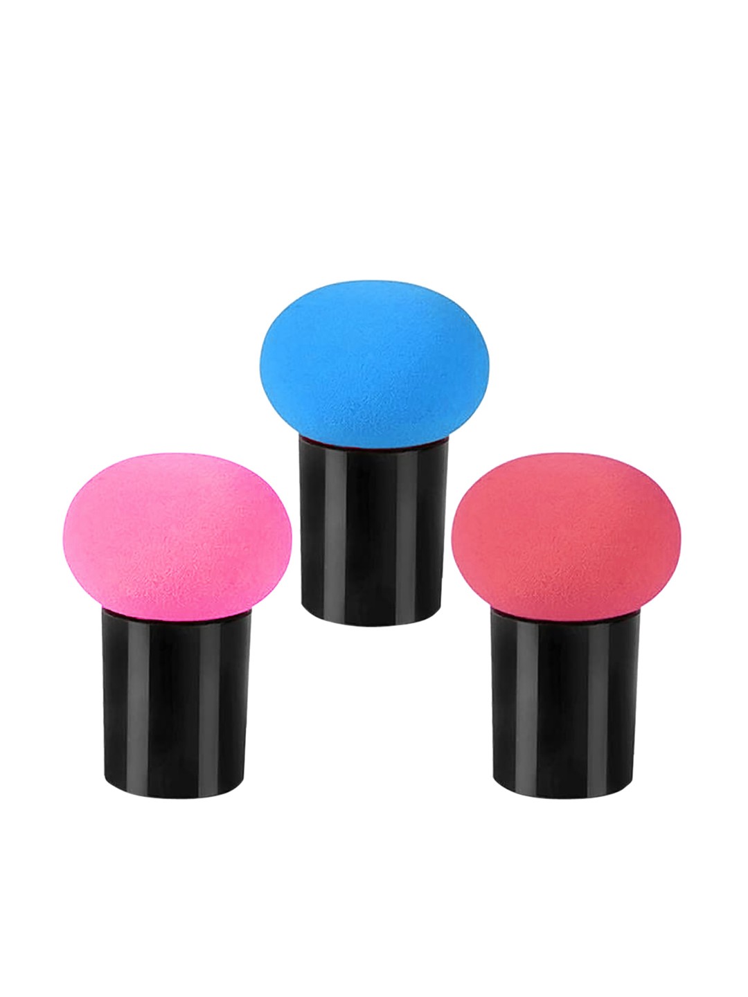 

Ronzille Set Of 3 Mushroom Makeup Blender Puff Sponges, Multi