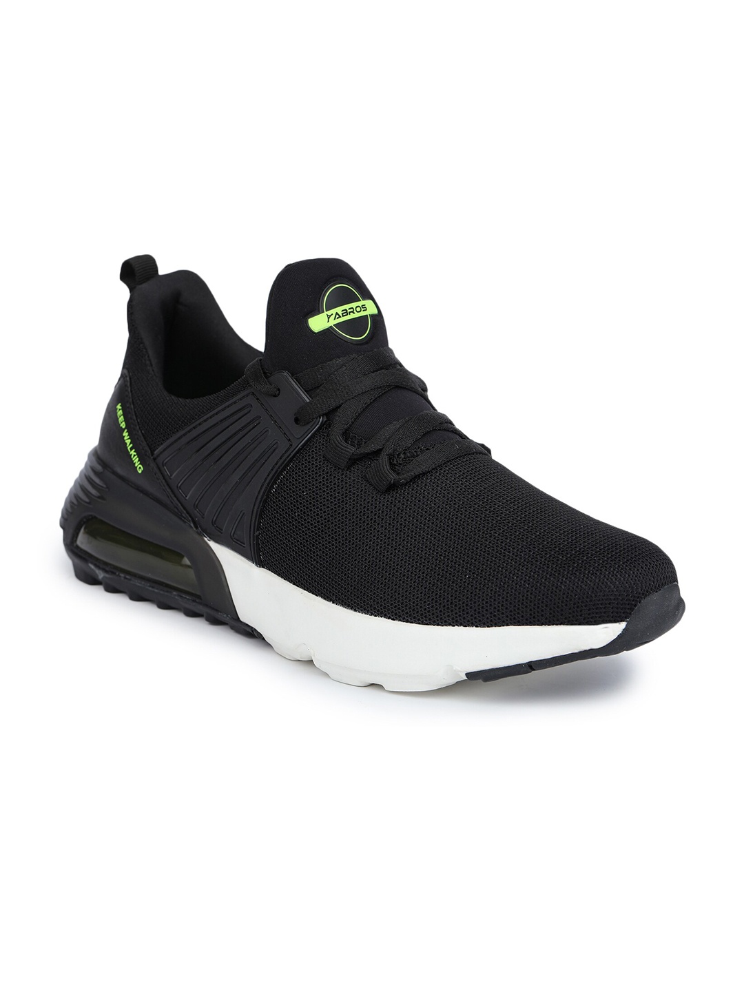 

ABROS Men Francis Running Sports Shoes, Black
