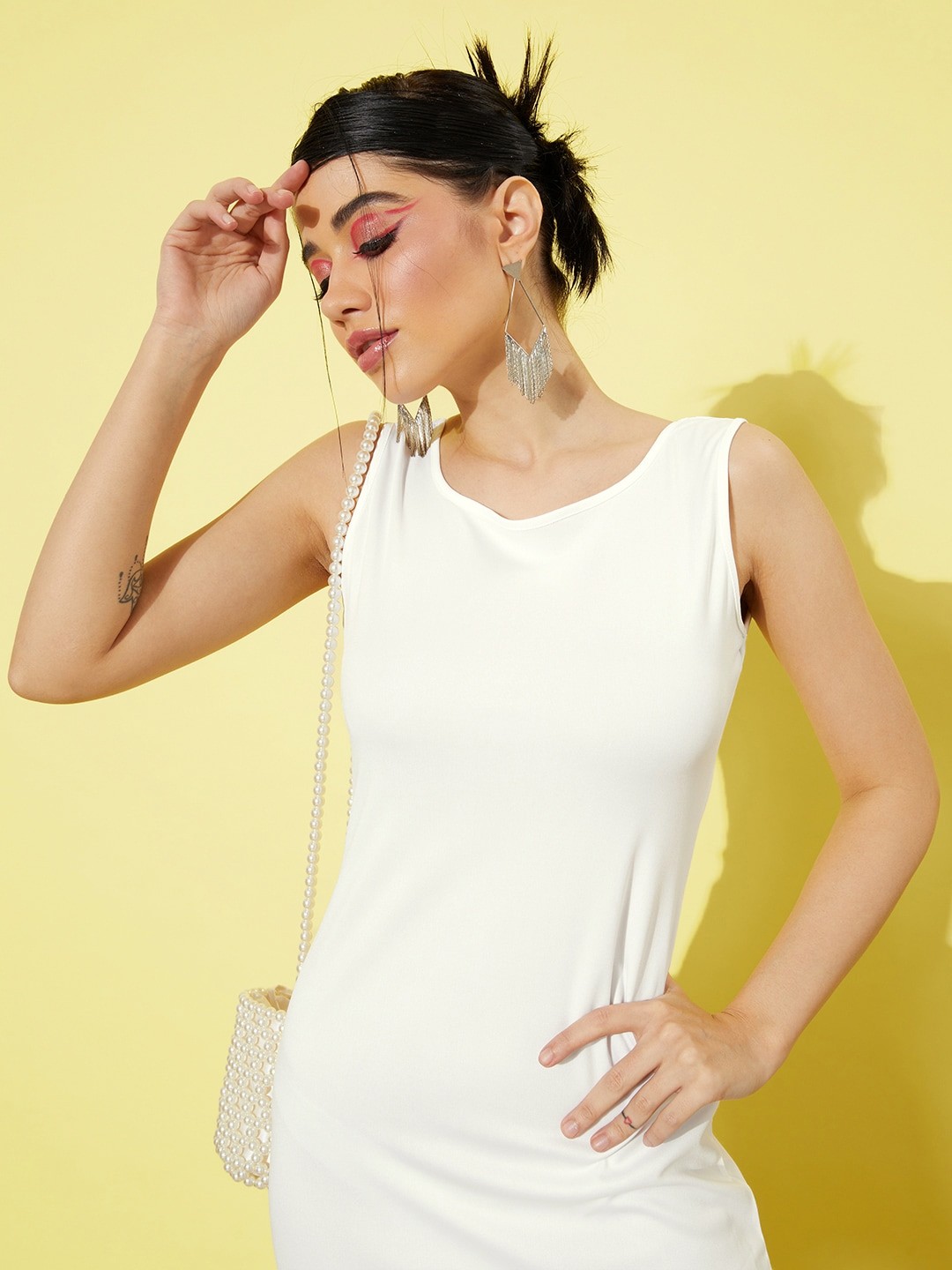 

HERE&NOW Sheath Dress, White