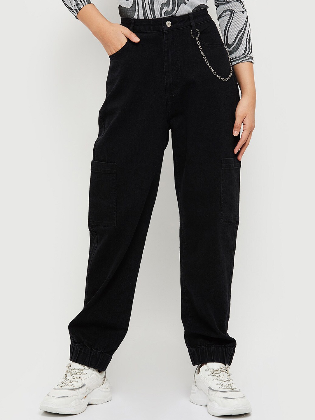 

max Women Black High-Rise Jeans