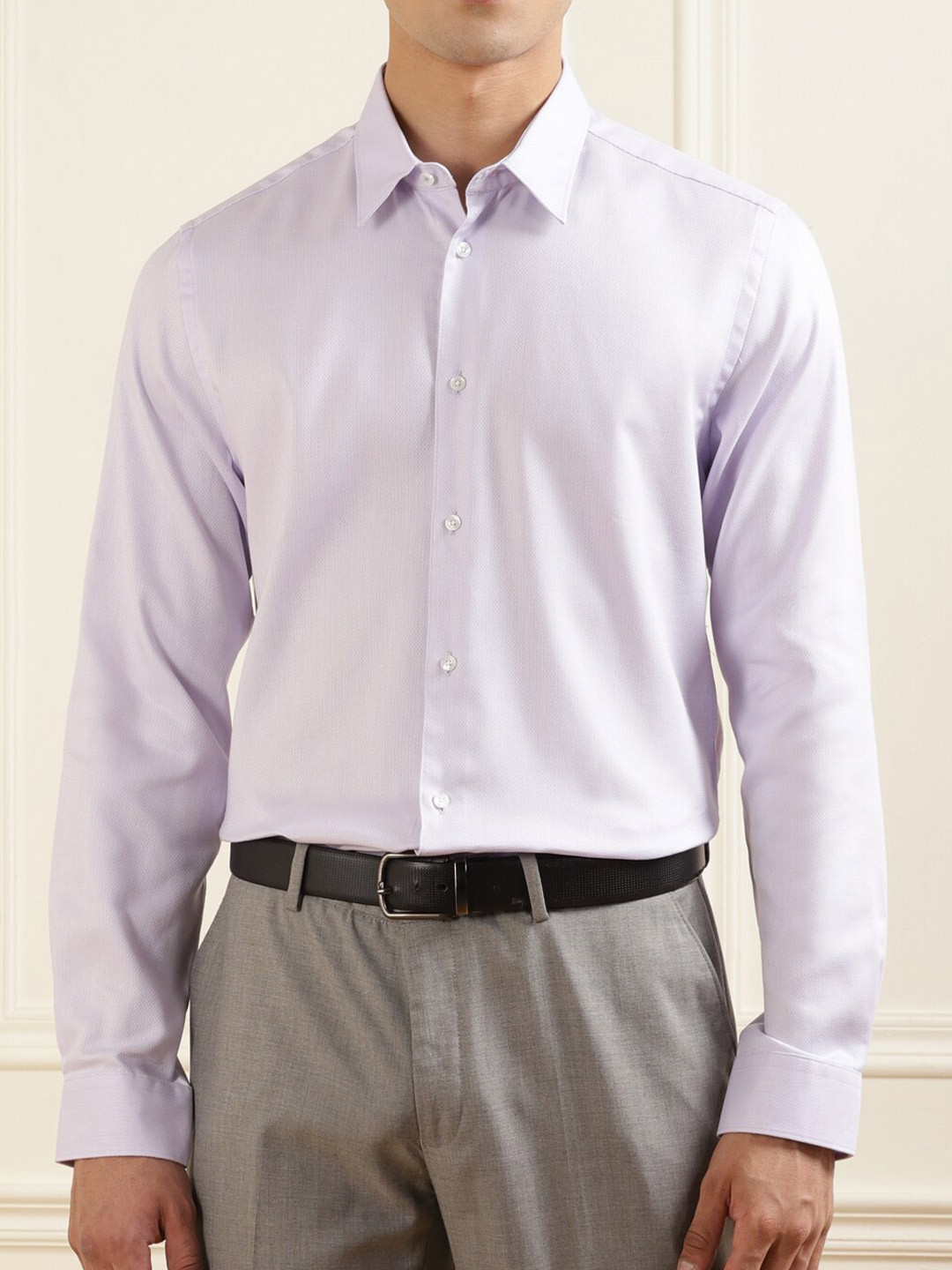

Ted Baker Men Purple Cotton Casual Shirt