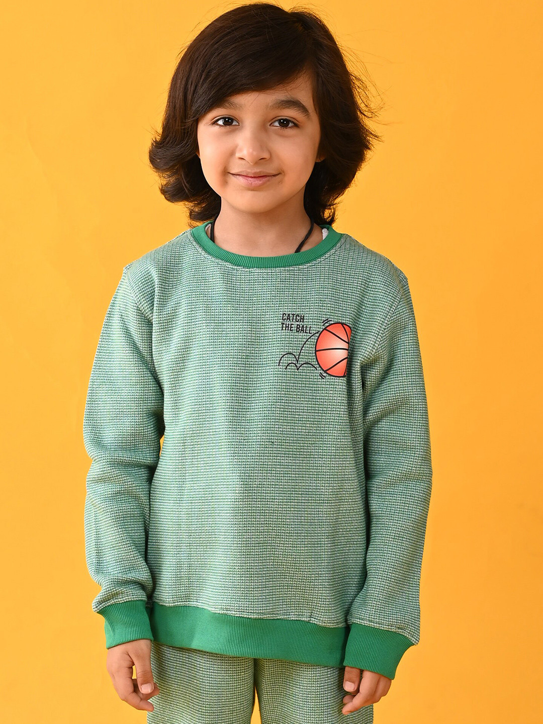 

Anthrilo Boys Blue Printed Sweatshirt