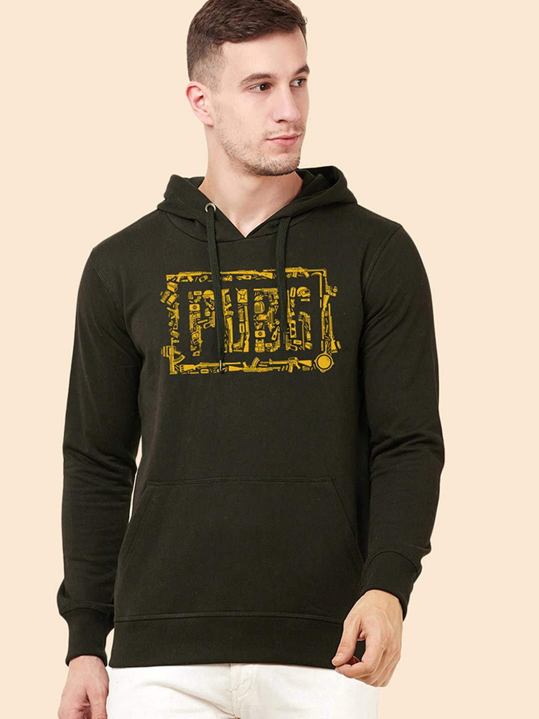 

Free Authority Men Green Pubg Printed Cotton Sweatshirt