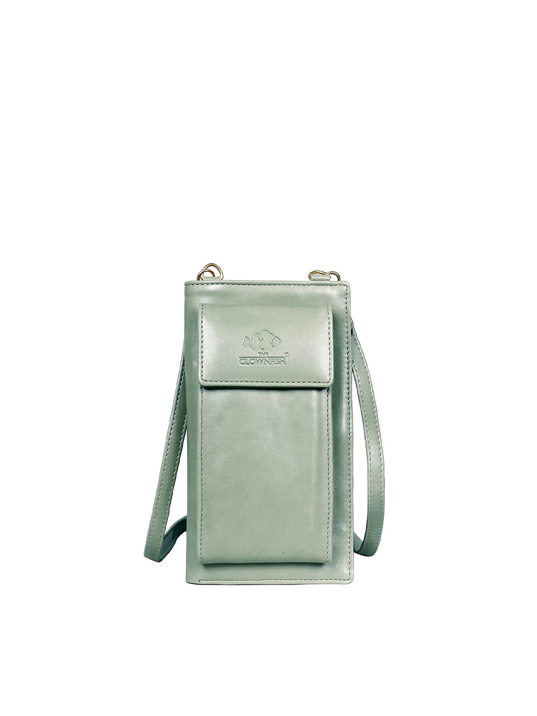 

THE CLOWNFISH Adora Women Sea Green Synthetic Leather Two Fold Wallet