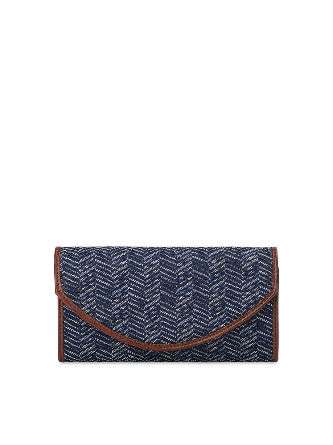 

THE CLOWNFISH Women Blue Striped Envelope