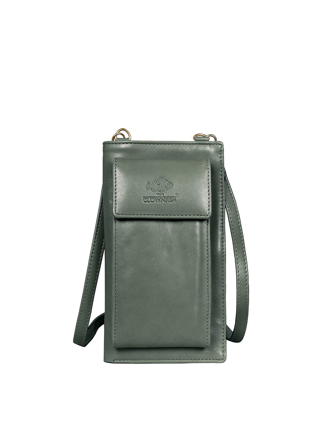 

THE CLOWNFISH Adora Women Olive Green Two Fold Wallet