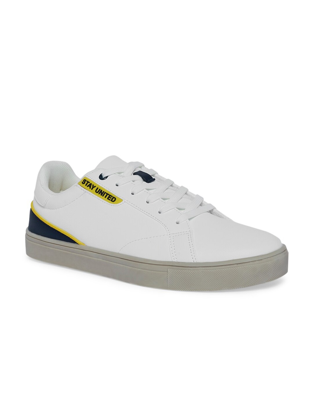 

Ajile by Pantaloons Men White PU Casual Sneakers