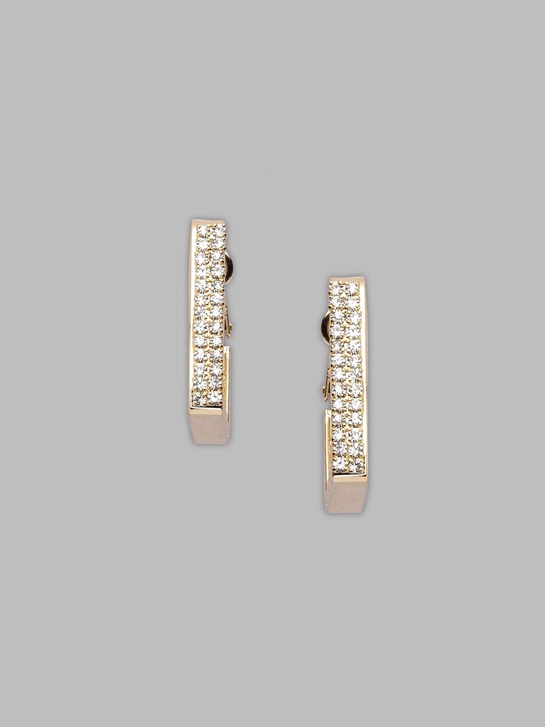 

Globus Gold-Plated Geometric Hoop Earrings