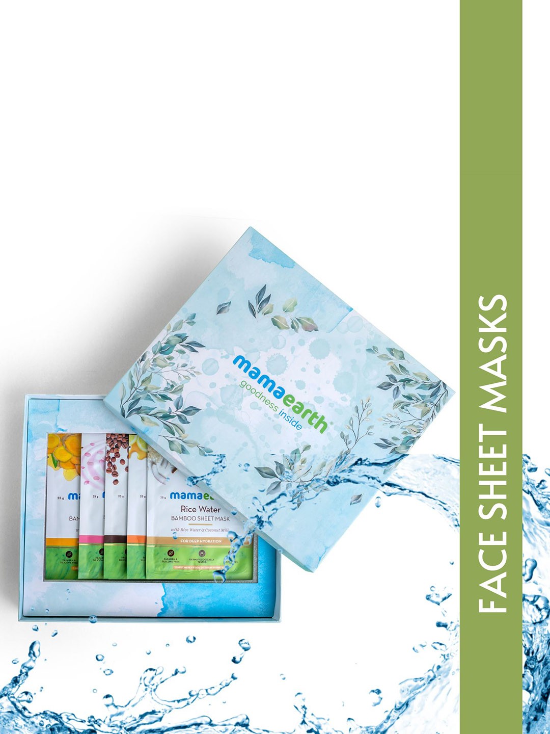 

Mamaearth Set Of 5 Sheet Masks Kit, Transparent