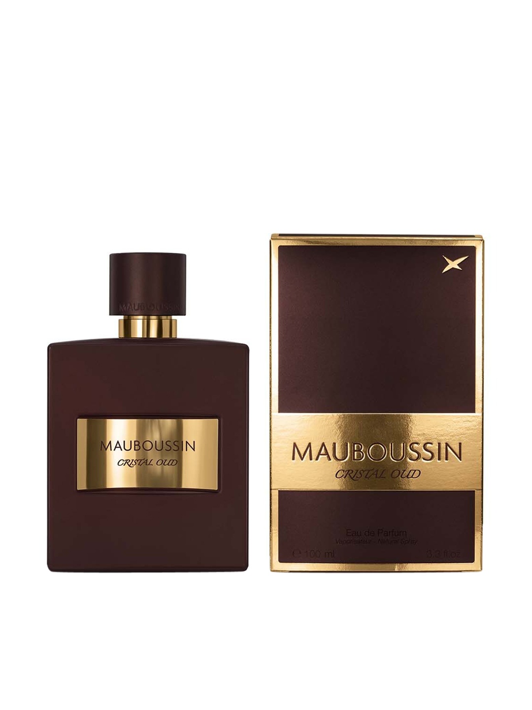 

MAUBOUSSIN Men Cristal Oud EDP 100ml, Transparent