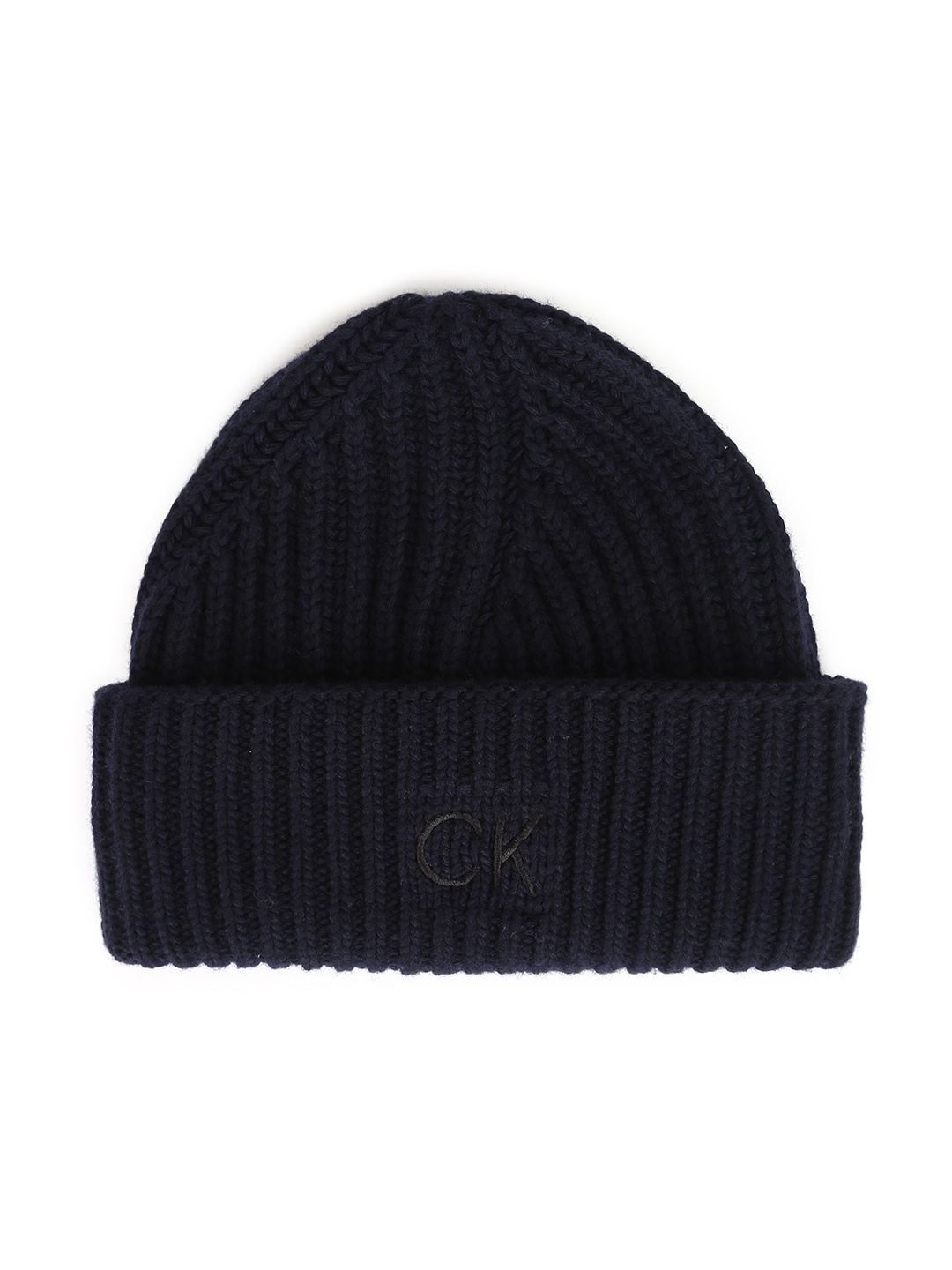 

Calvin Klein Jeans Men Navy Blue Elevated Beanie