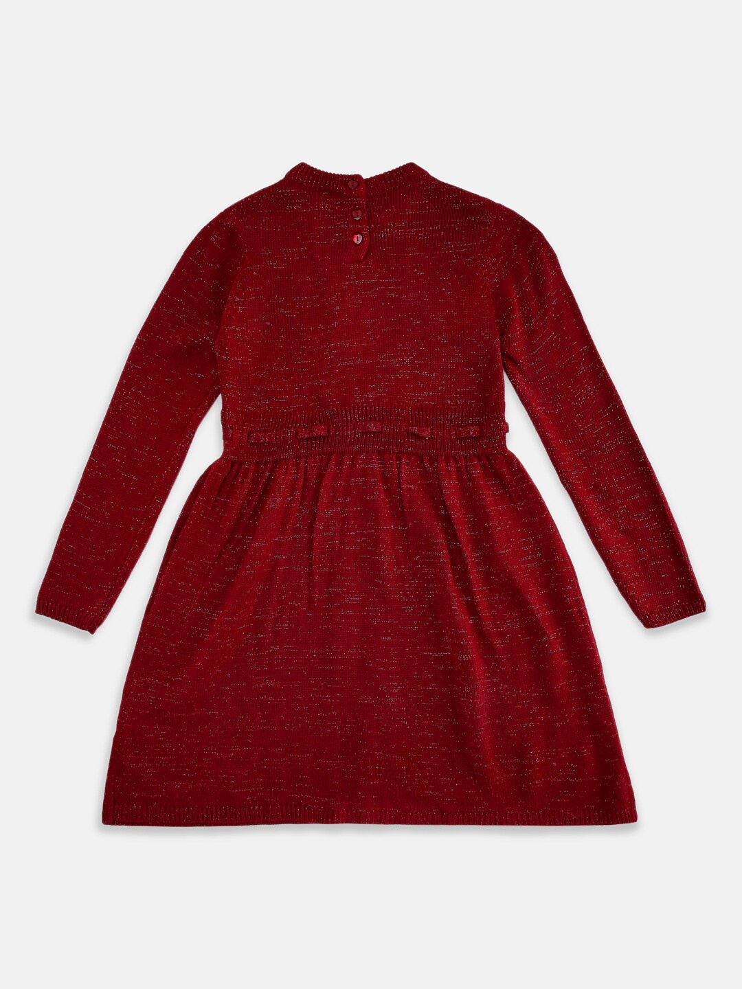 

Pantaloons Junior Maroon A-Line Dress