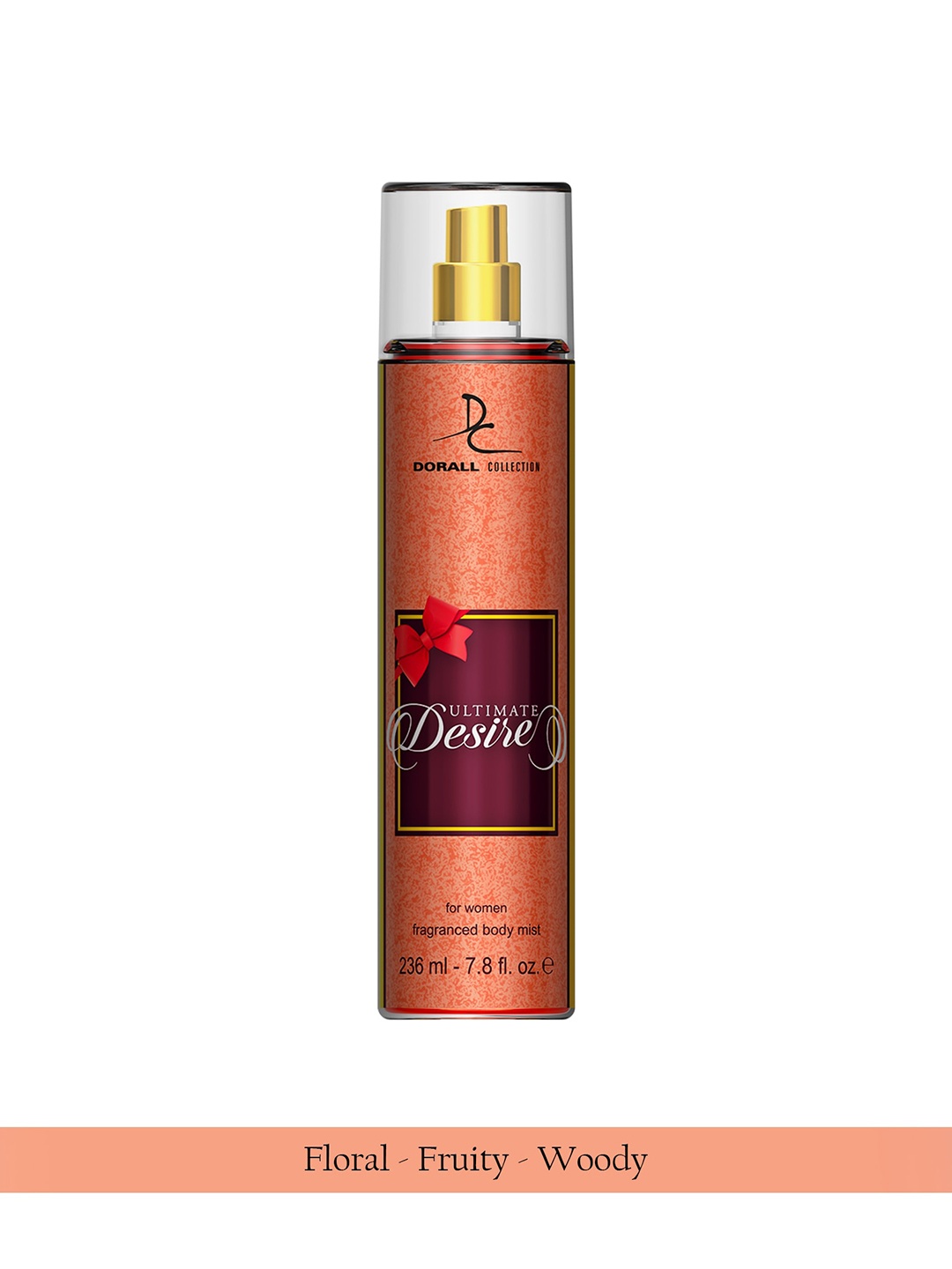 

Dorall Collection Women Ultimate Desire Fragrance Body Mist - 236 ml, Orange
