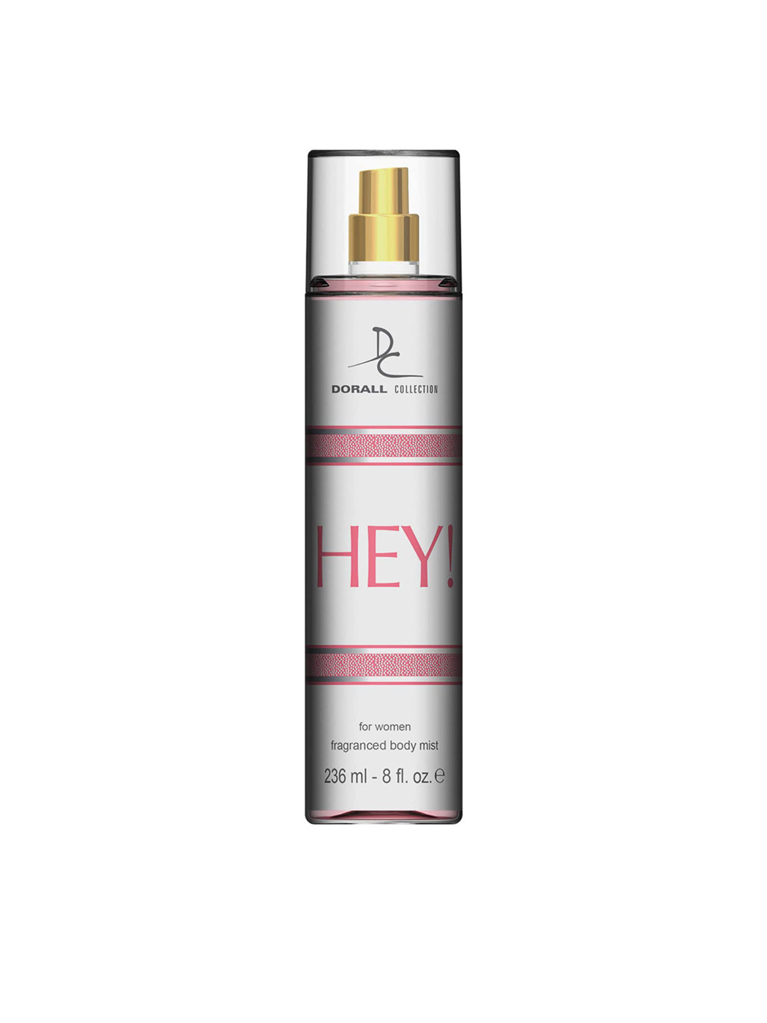 

Dorall Collection Women HEY! Fragrance Body Mist- 236ml, Transparent