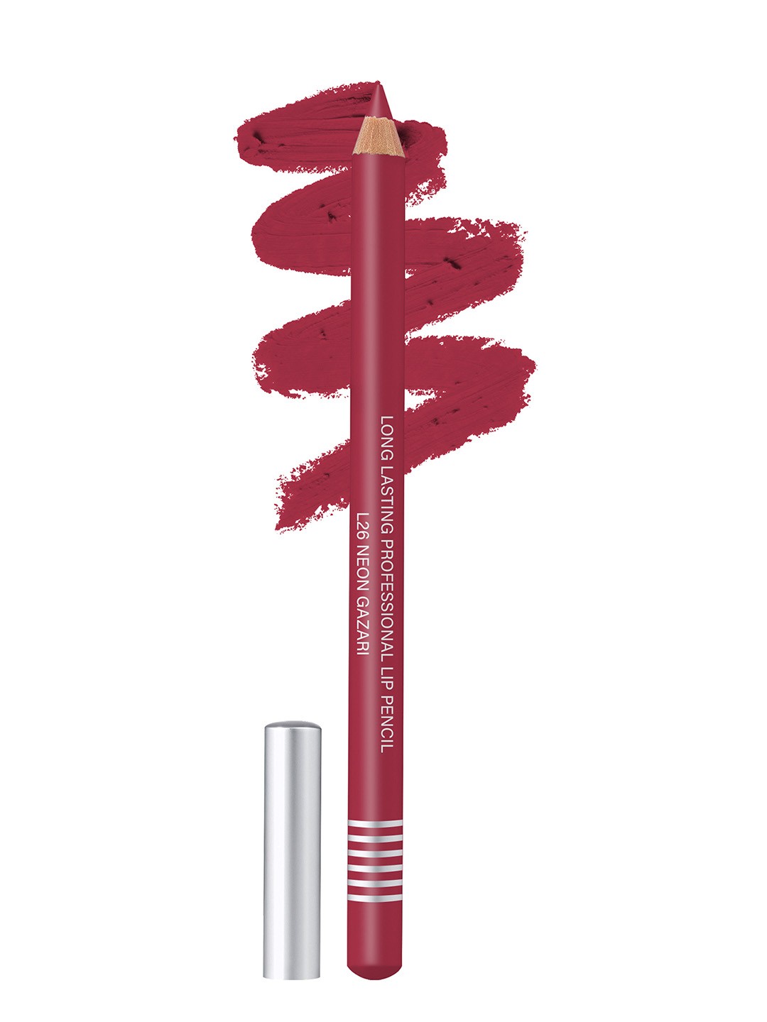 

Colors Queen Non Transfer Long Lasting Matte Lip Liner - Neon Gazari L-26, Red