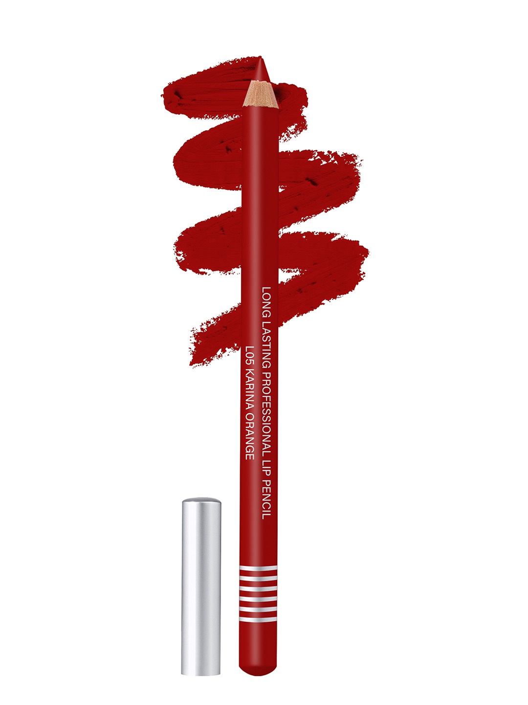 Colors Queen Non Transfer Long Lasting Matte Lip Liner - Karina Orange L-05, Red
