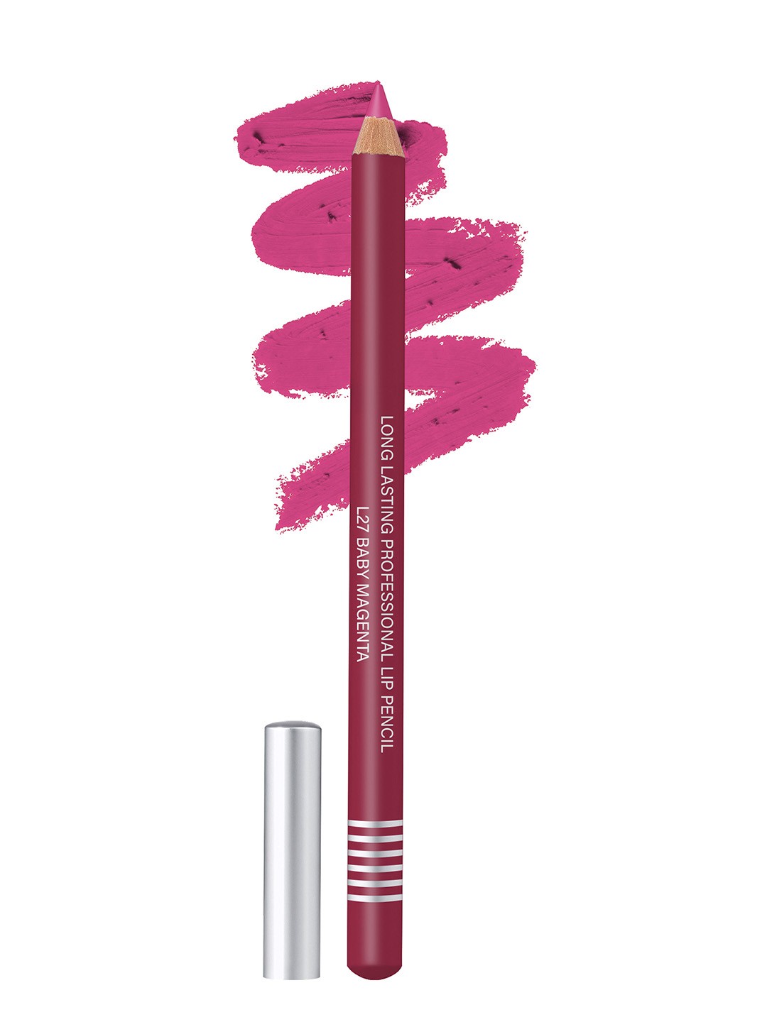 

Colors Queen Long-Lasting Professional Lip Pencil 5g - Baby Magenta L-27, Pink