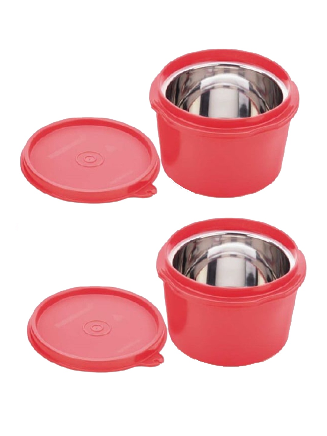 

SignoraWare Red Set Of 2 Solid Food Container 500 ml
