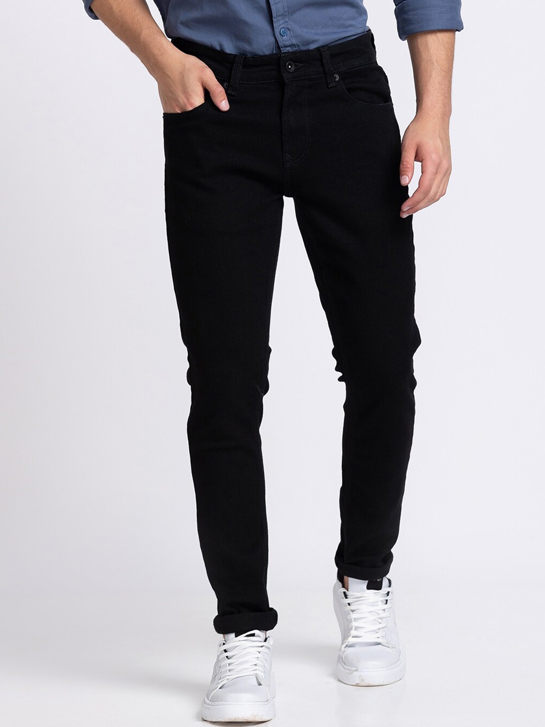 

SPYKAR Men Black Slim Fit Jeans